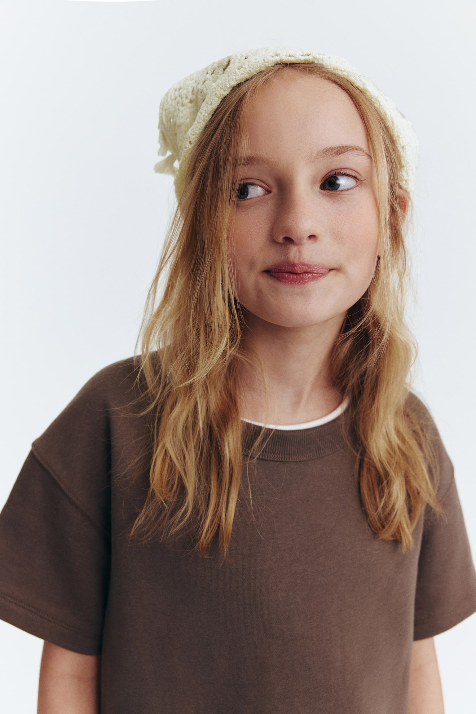 Crochet-look head scarf - 3