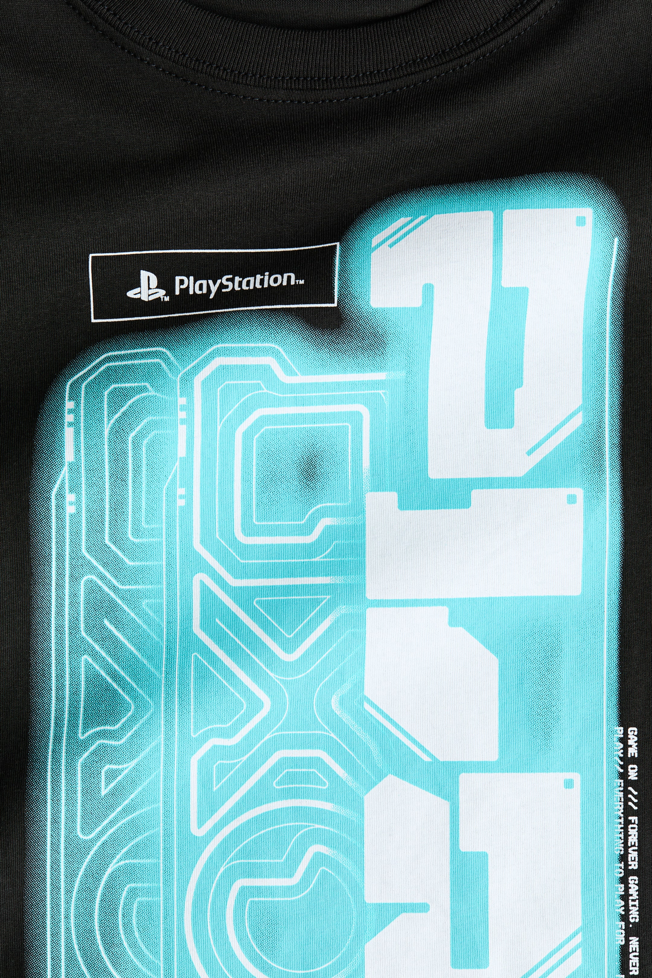 View larger image: Print-motif cotton T-shirt - Black/PlayStation - Kids | H&M IN 2