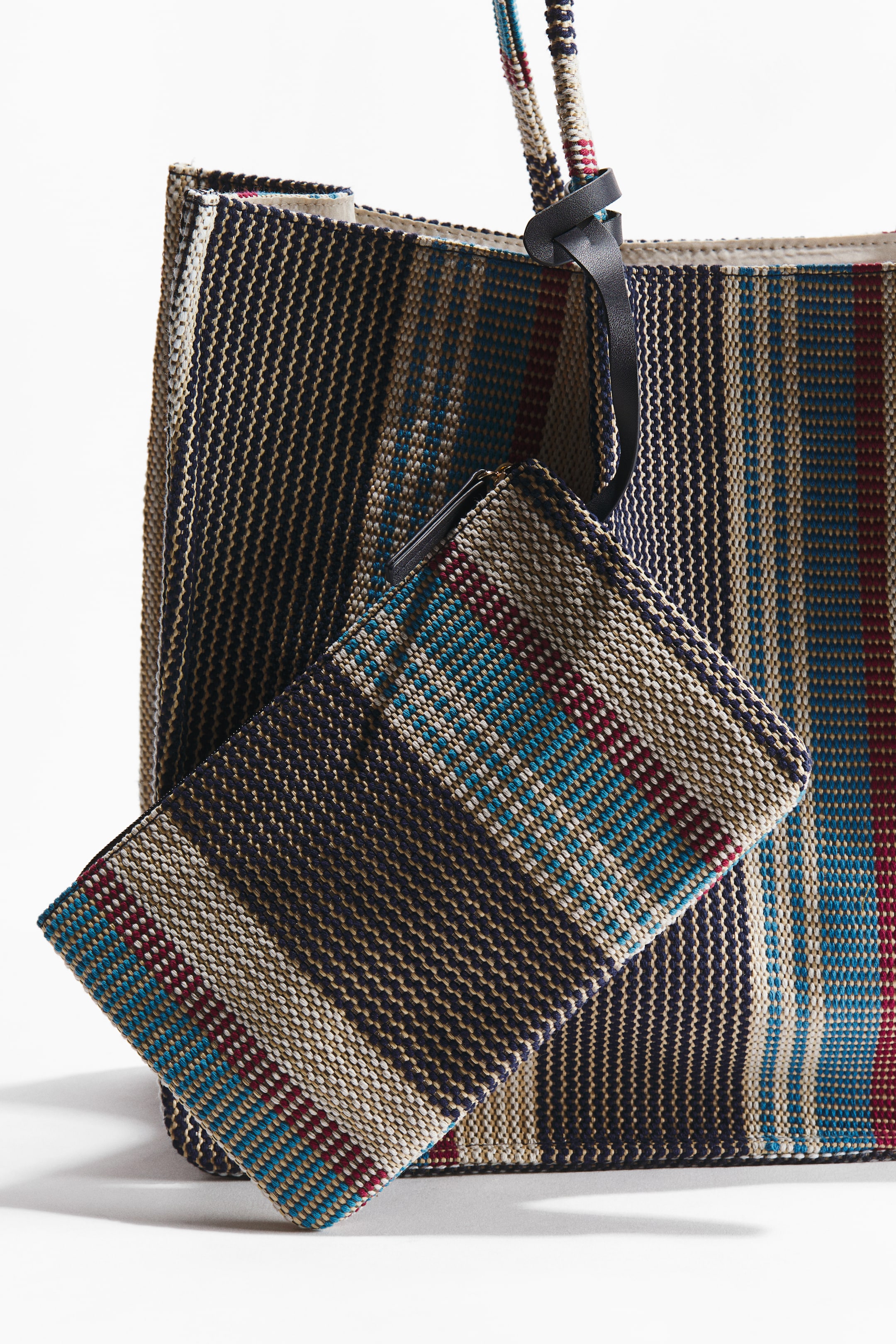 Fourre-tout en tissu jacquard