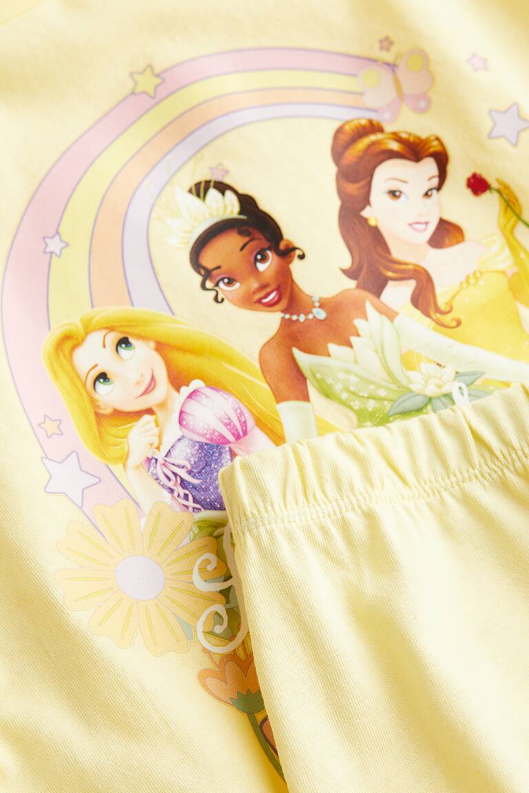 Belle Disney Princess Pyjama Print Jersey Pyjama Set