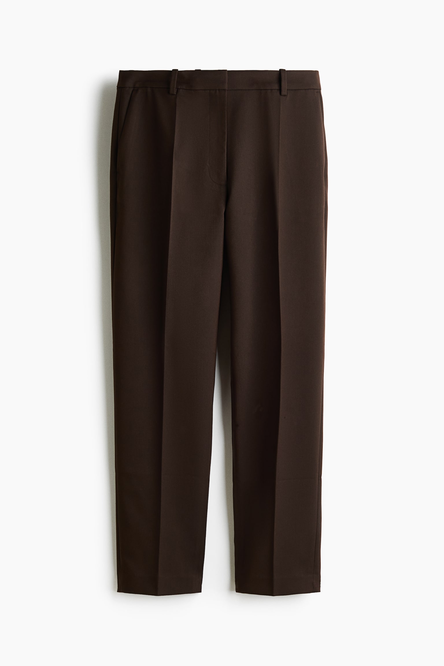 Cigaretové kalhoty - Dark brown/Černá/Hnědošedá - 1