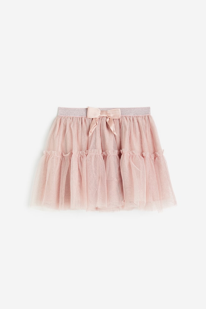 Tulle skirt - Dusty pink/Black/Glittery - 1