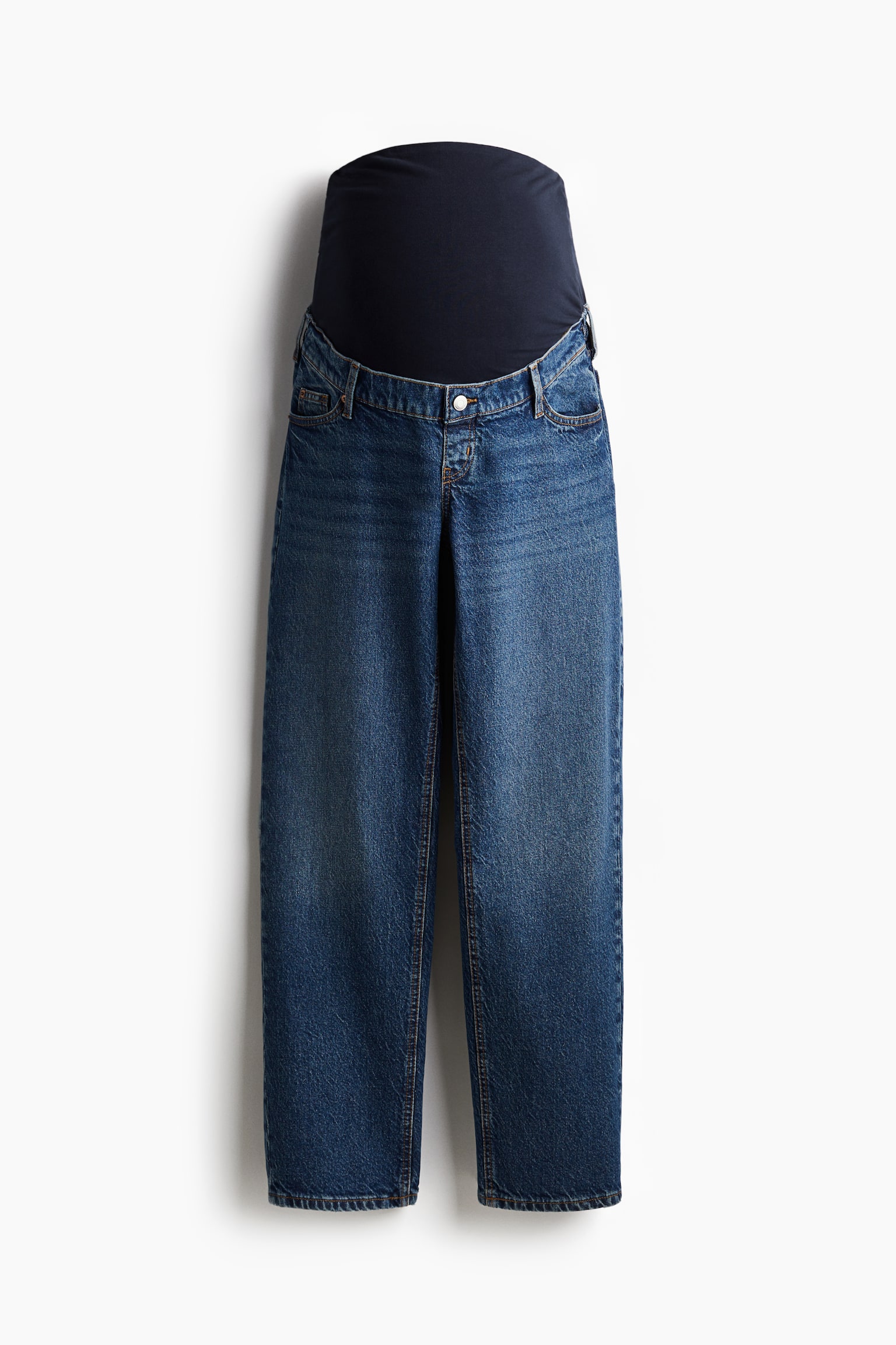 MAMA Straight jeans - Denimblå/Ljus denimblå - 2