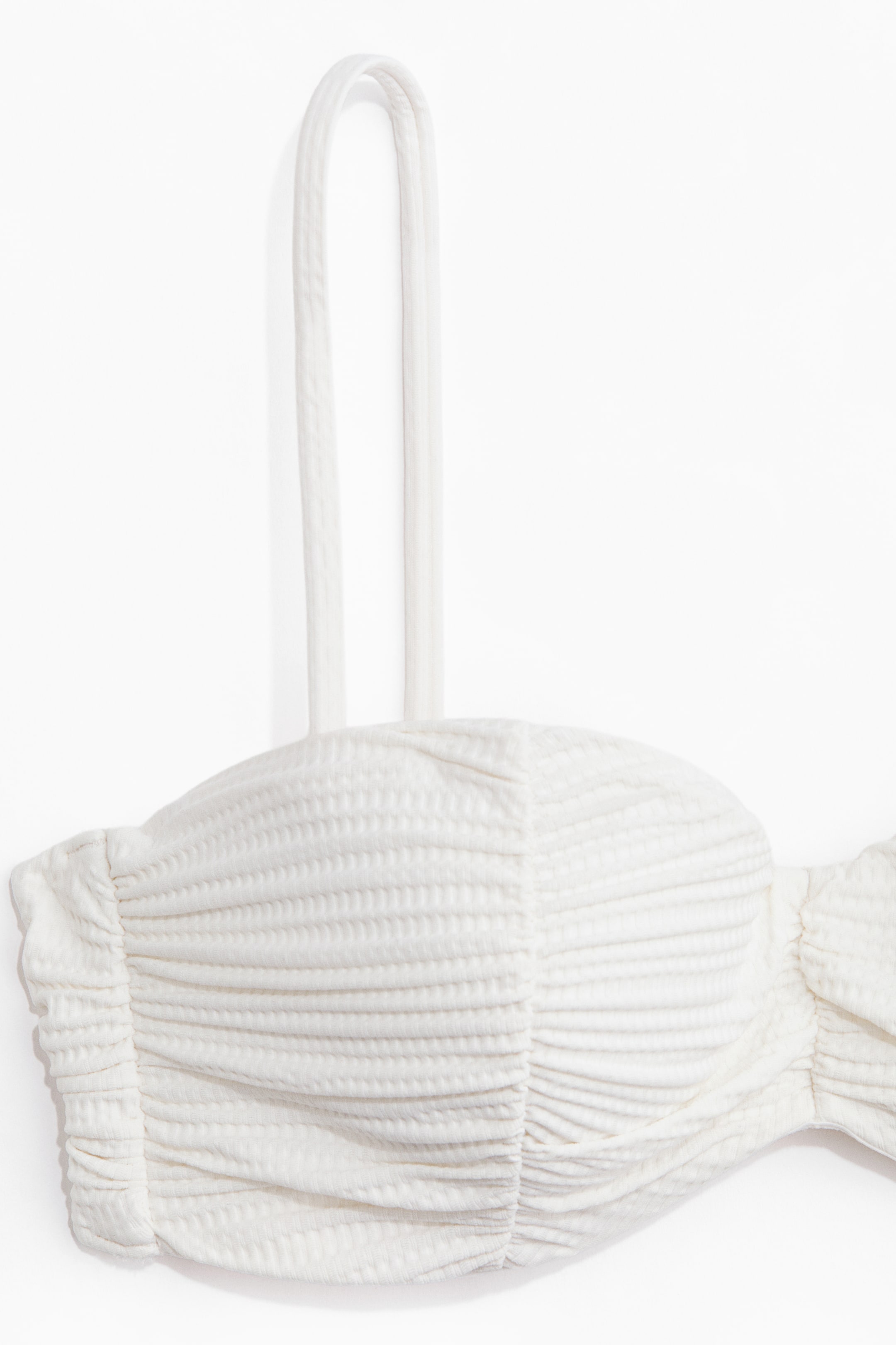 View larger image: Padded balconette bikini top - White | H&M IN 6