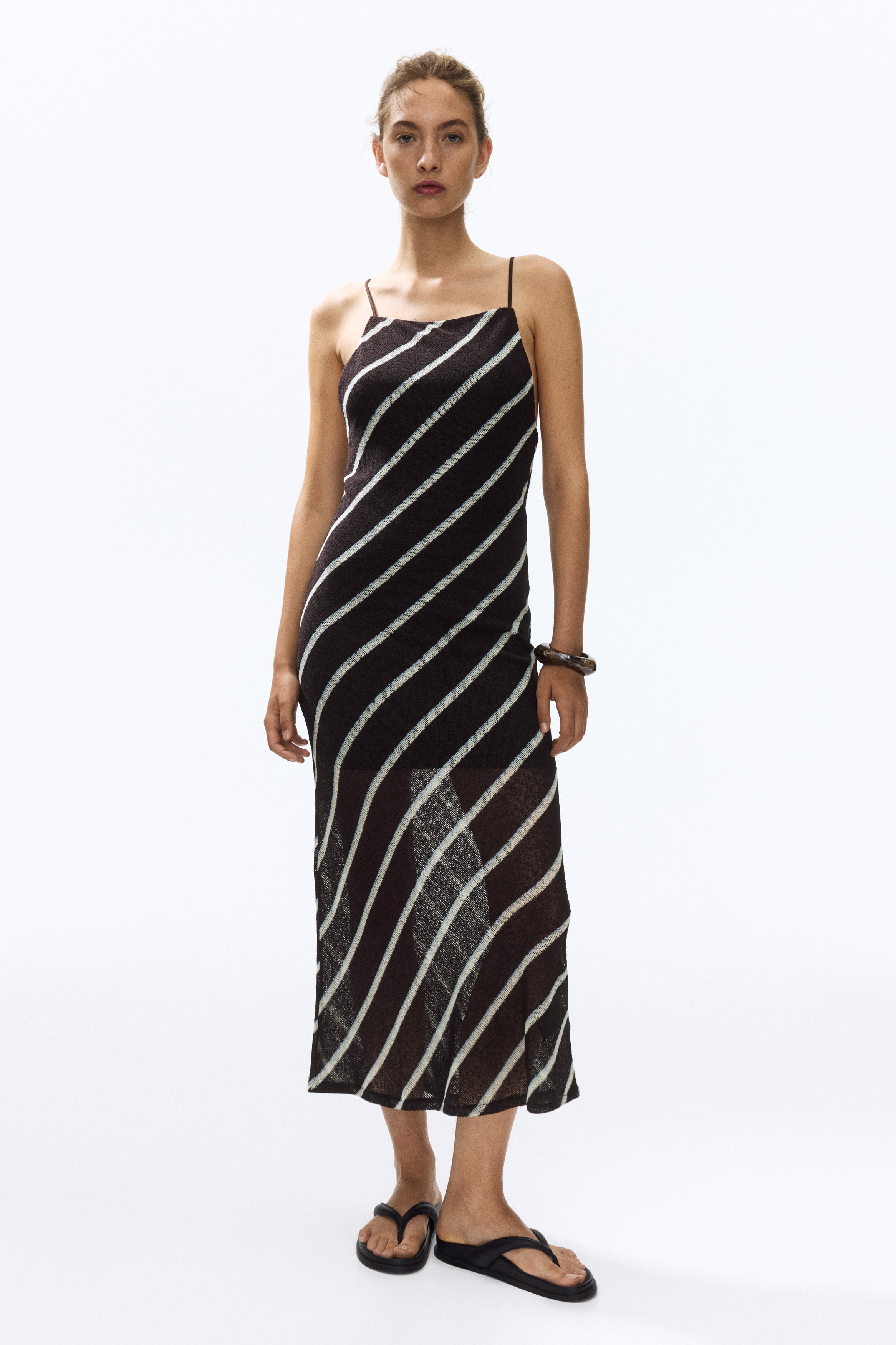 daisy bodycon dress Daisy Bodycon Dress in Black Daisy White Embro main image 1