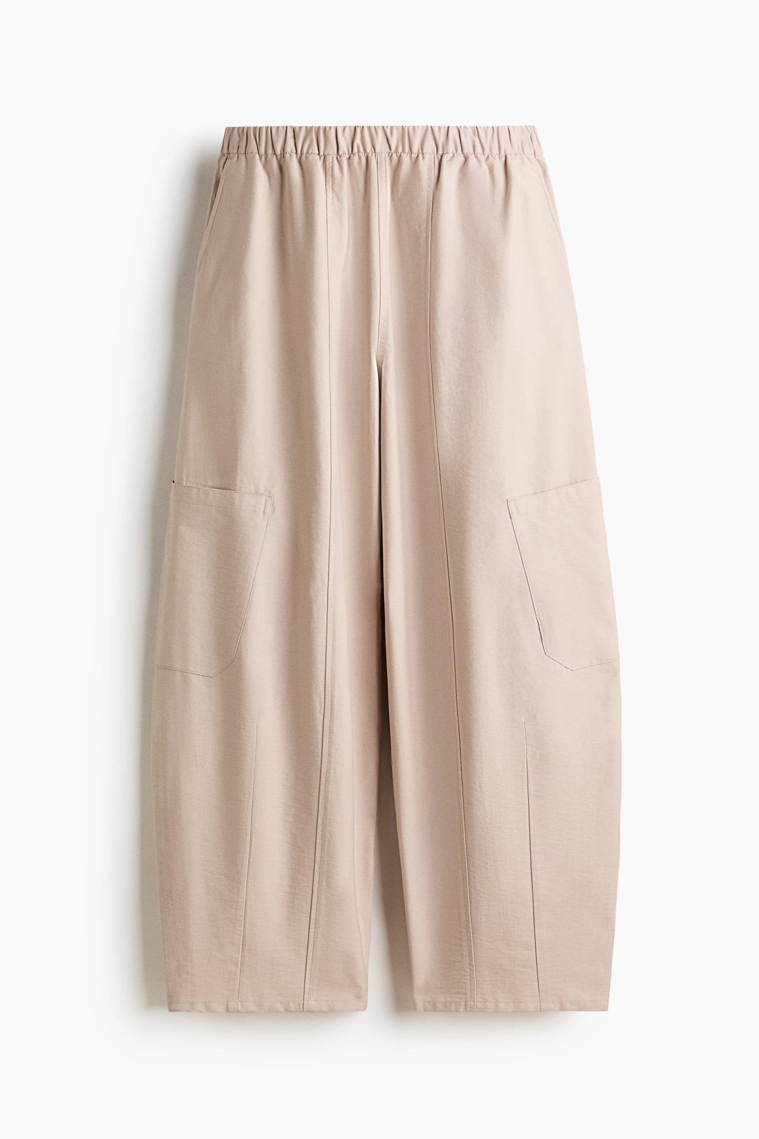 Kargo pantalone balon kroja - Bež/Tamnosmeđa/Tamna kaki zelena