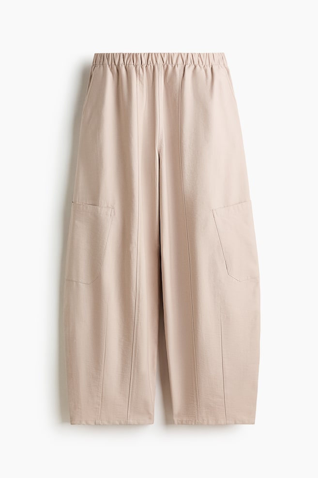 Balloon cargo trousers - Beige - 1