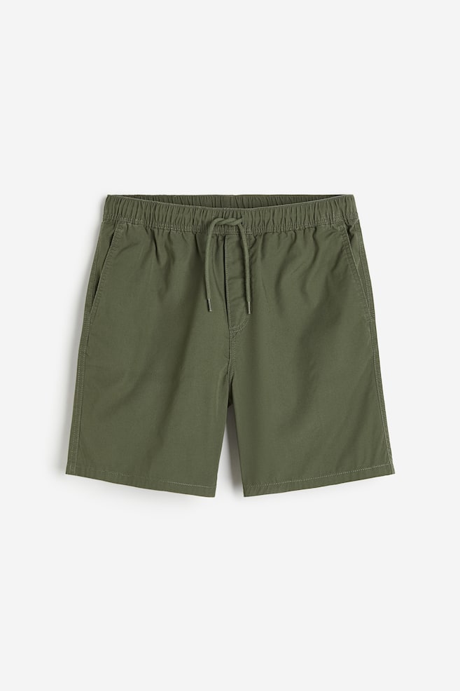Regular Fit Cotton shorts - Khaki green/Black/Khaki green/Turquoise/dc/dc/dc/dc - 1
