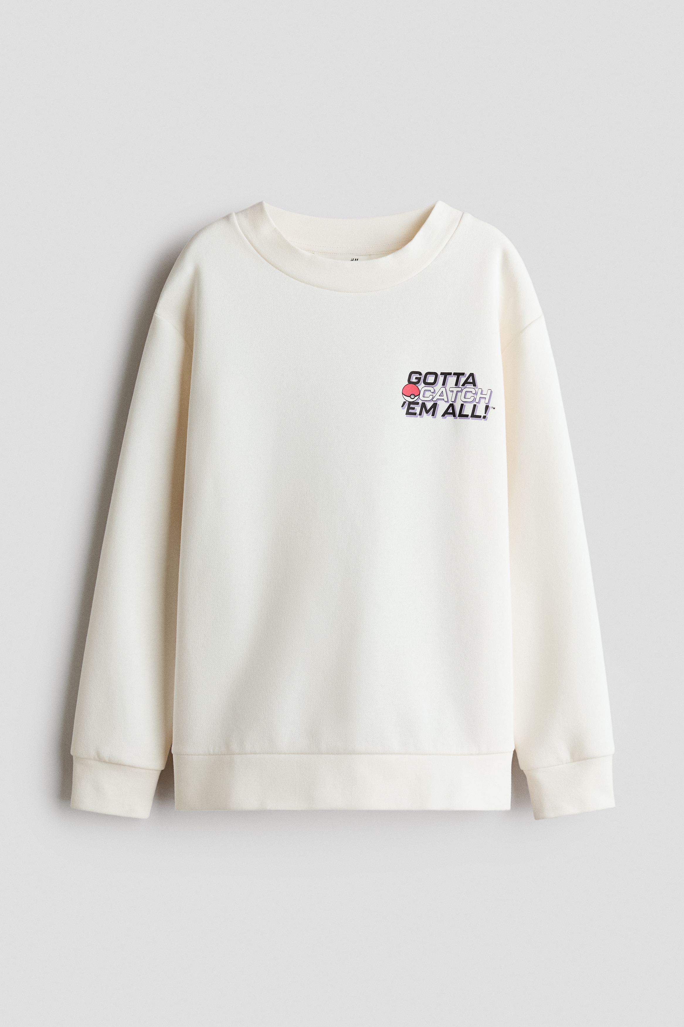 Printed Sweatshirt - Cream/Pokémon - Kids | H&M US
