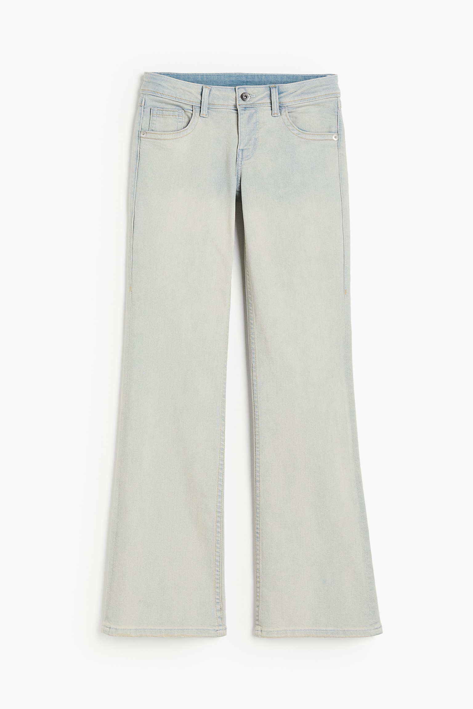 Flared Low Jeans - Light denim blue/Denim blue/Beige/Denim blue/Black/Dark denim blue/Dark denim blue/Black/Cream - 2