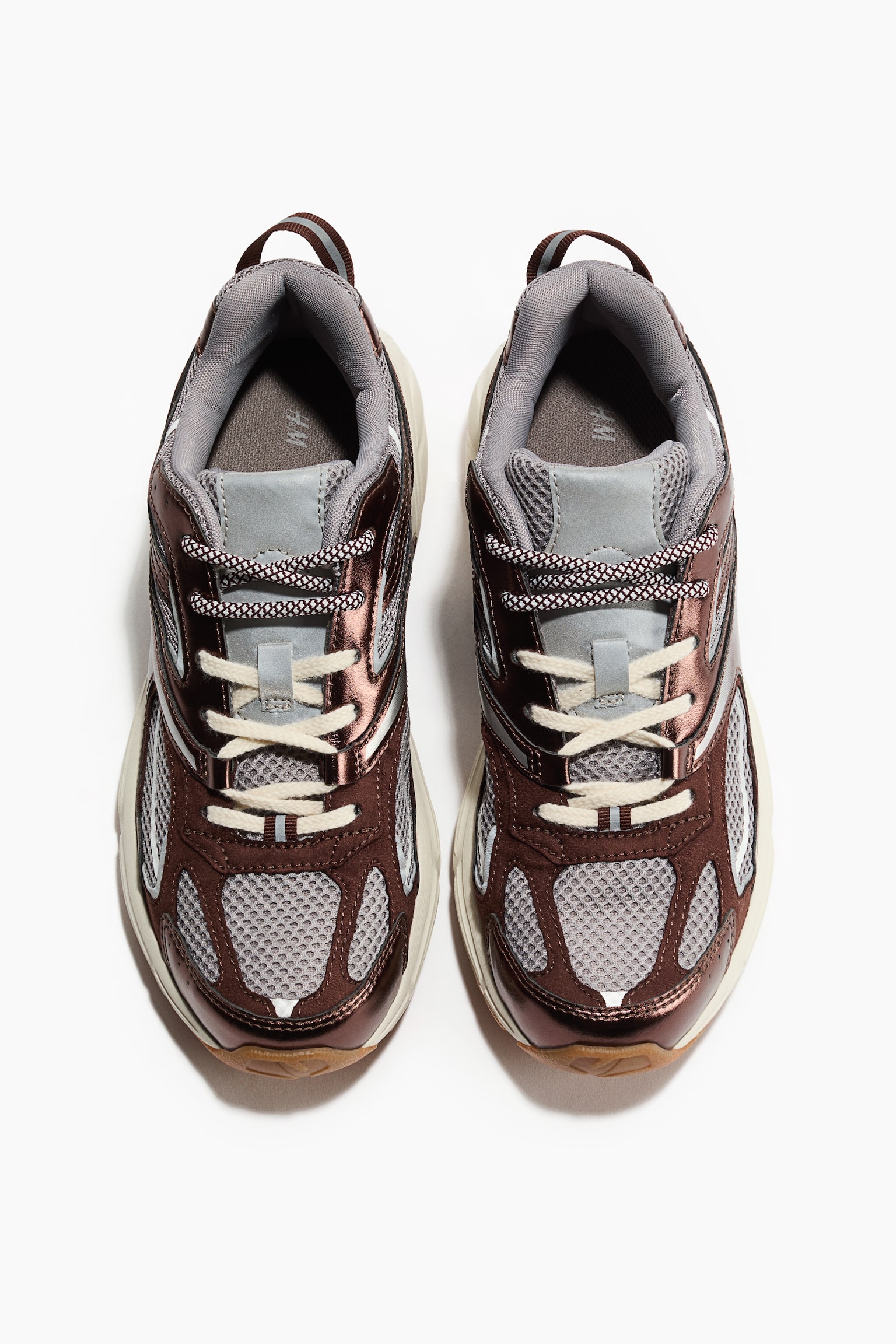 Chunky Sneakers - Dark brown/White - 2