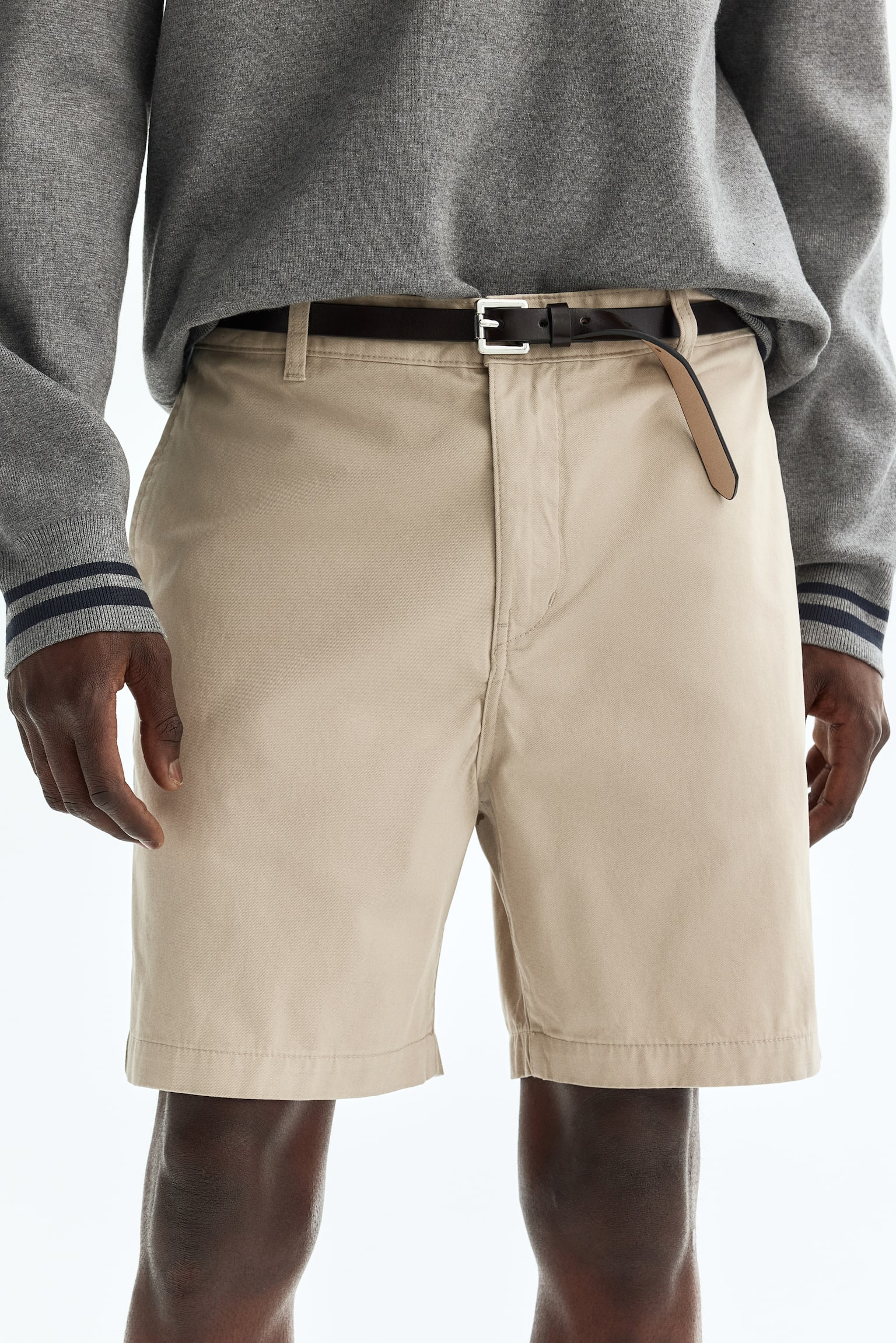 Relaxed Fit Chino shorts - Beige/Black/White/Khaki green/Light pink - 4