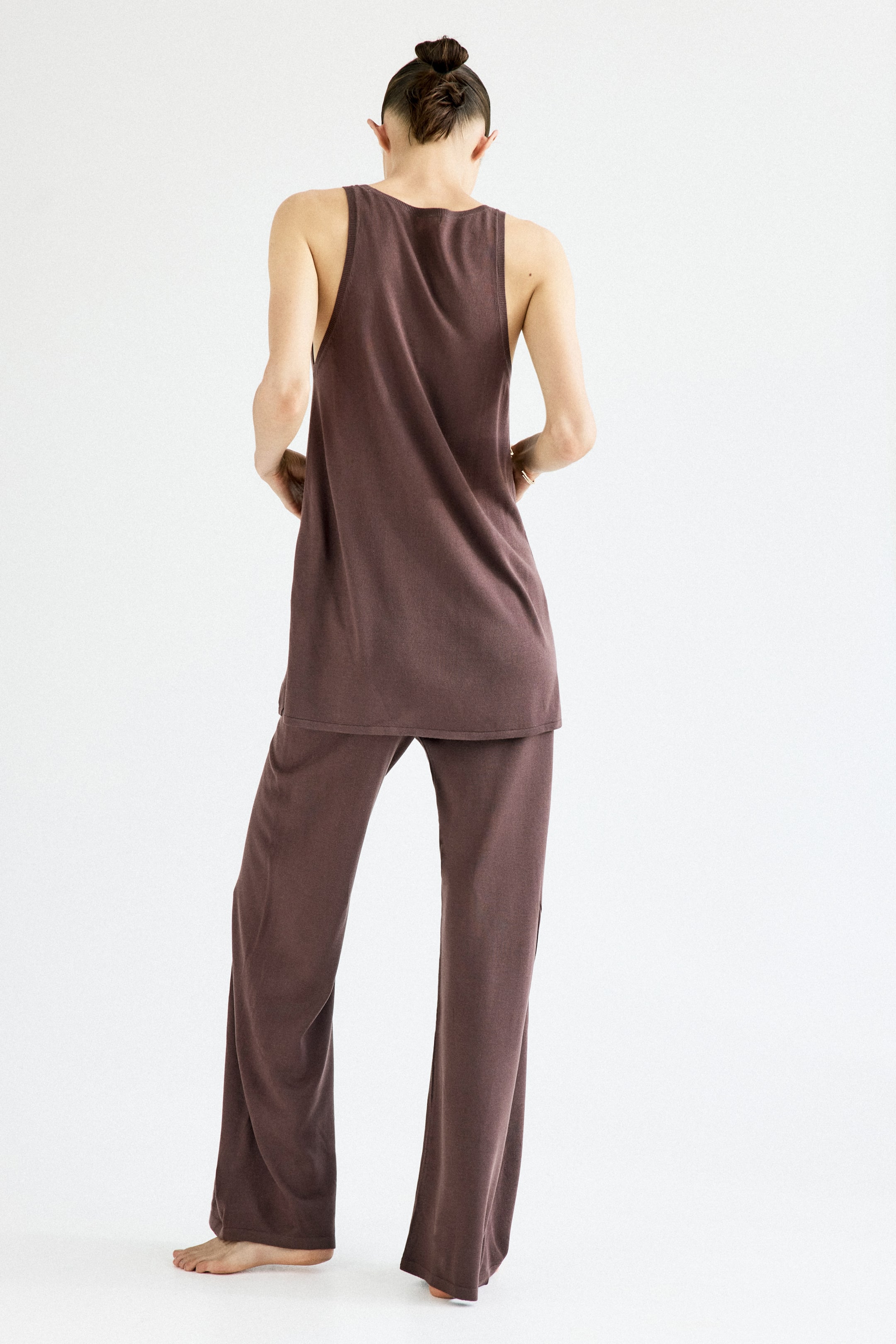 Женские топы H&M Long Fine-Knit Top — фото 5