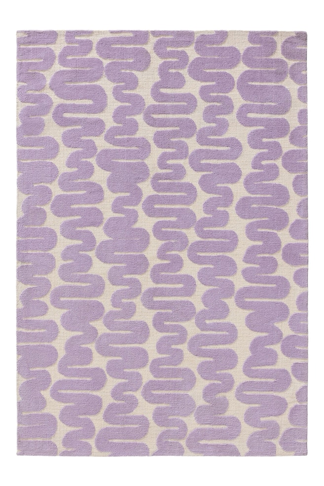 Tapis Ally - Mauve/Orange/Menthe - 1