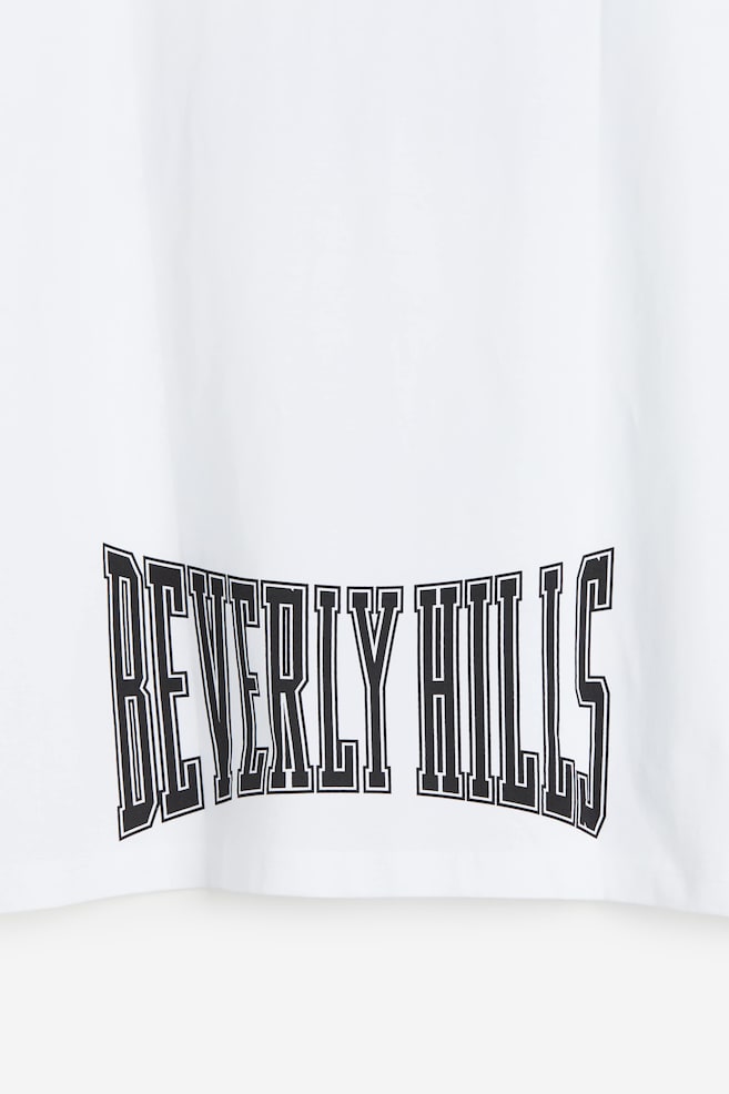 T-Shirt mit Print Relaxed Fit - Weiß/Beverly Hills/Weiß/Always Forward - 6