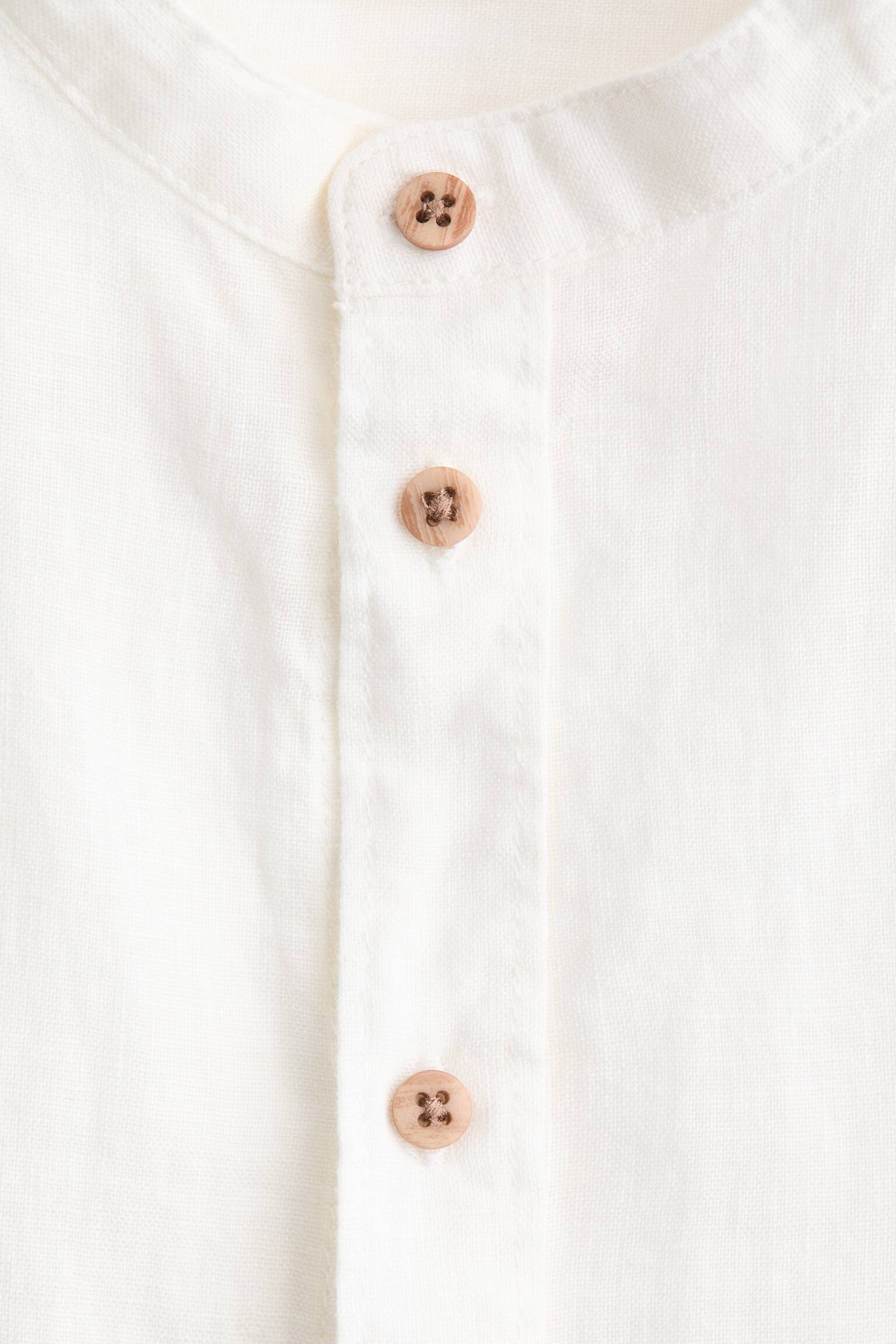 Linen shirt - White - 2