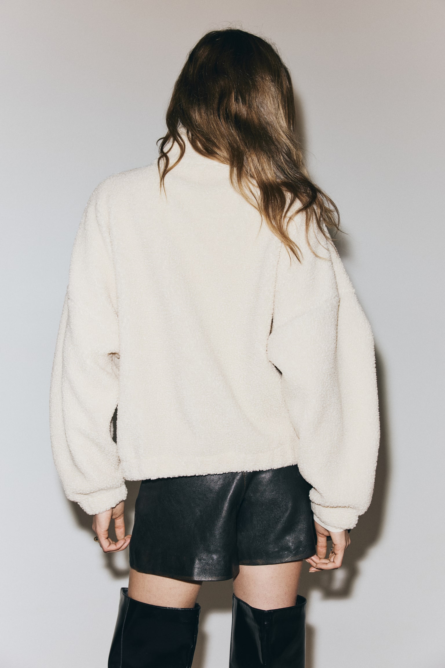 Teddy jacket - Light beige - 3