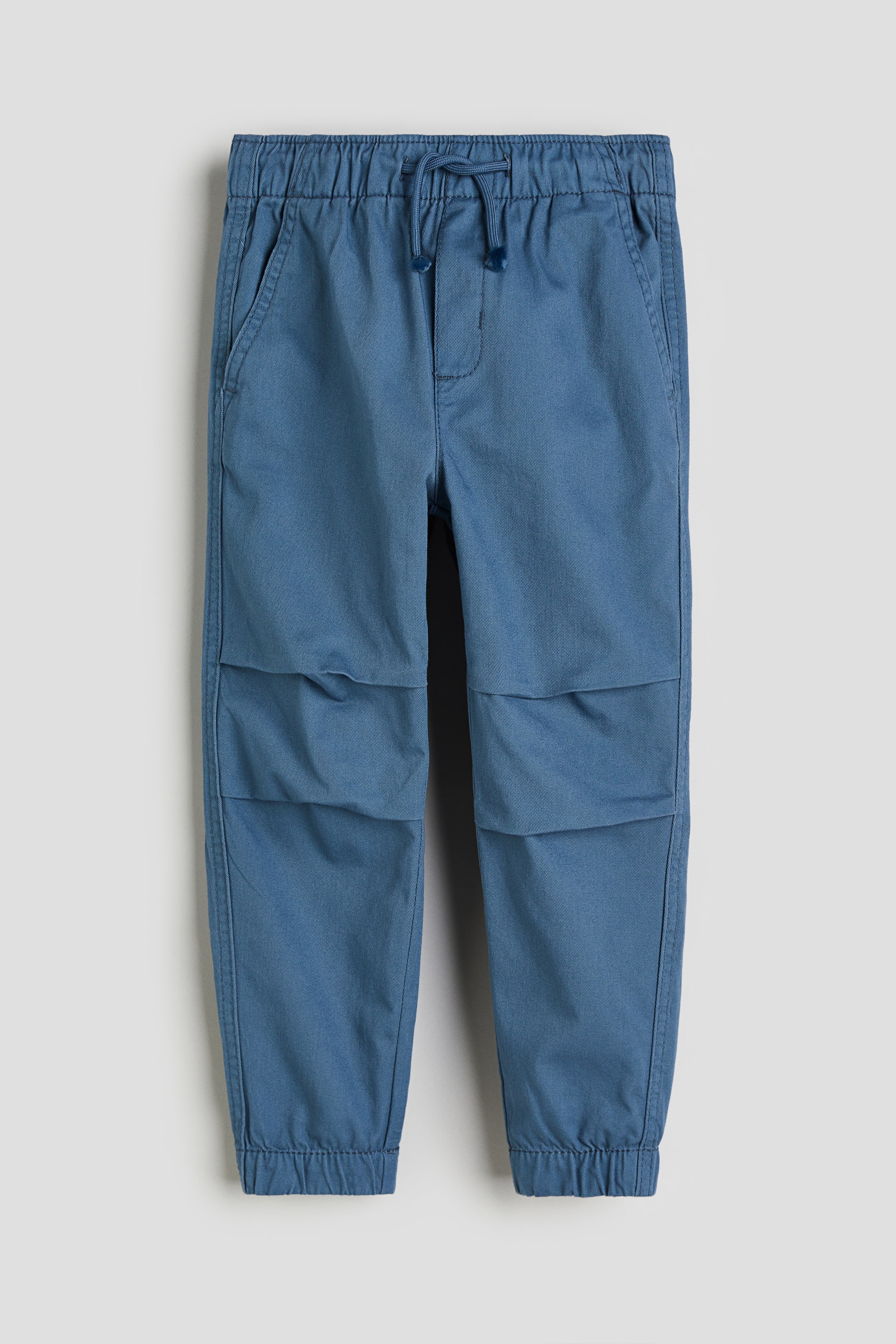 Twill Joggers - Regular waist - Long - Dusty blue - Kids | H&M US