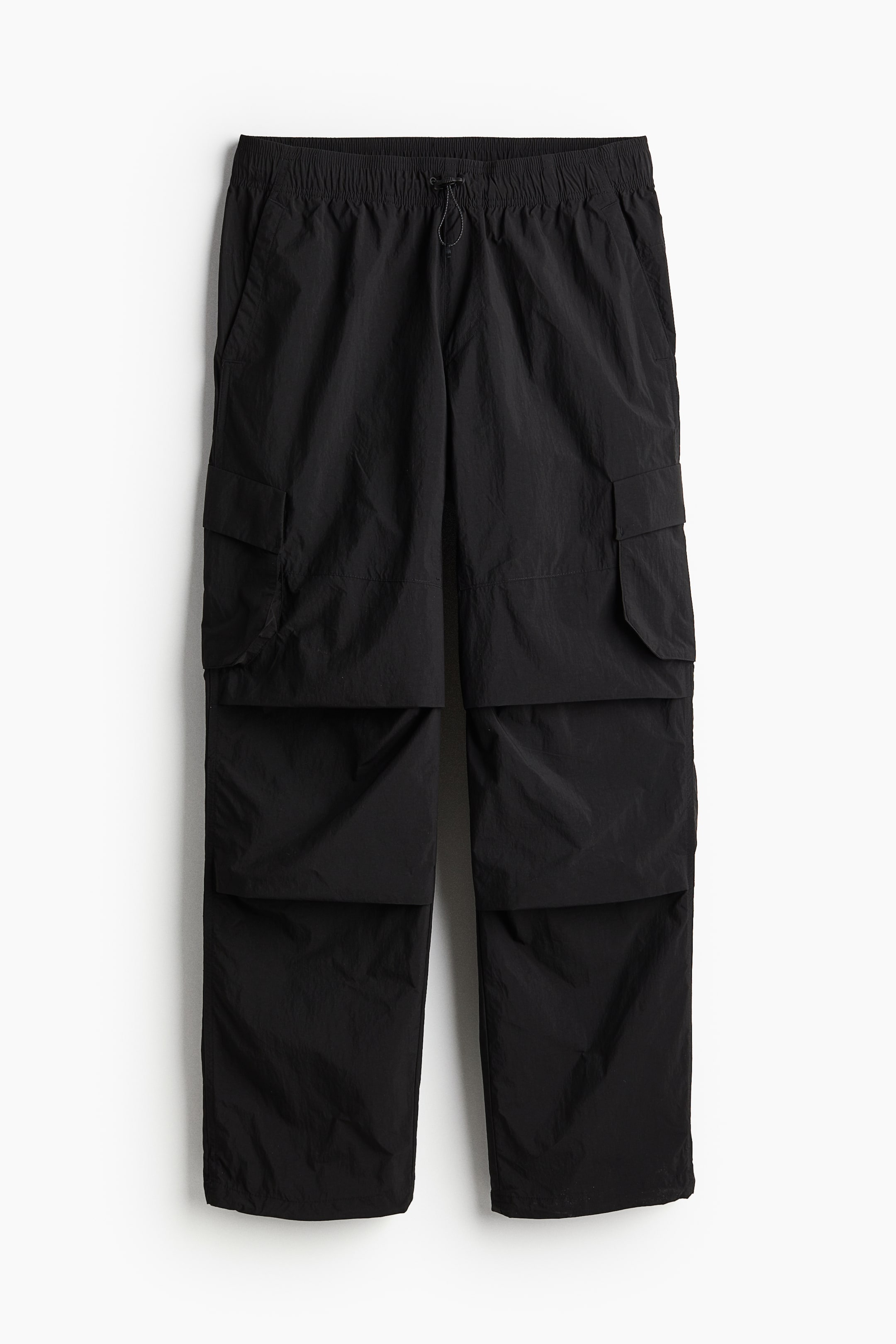 Loose Fit Parachute Cargo Pants