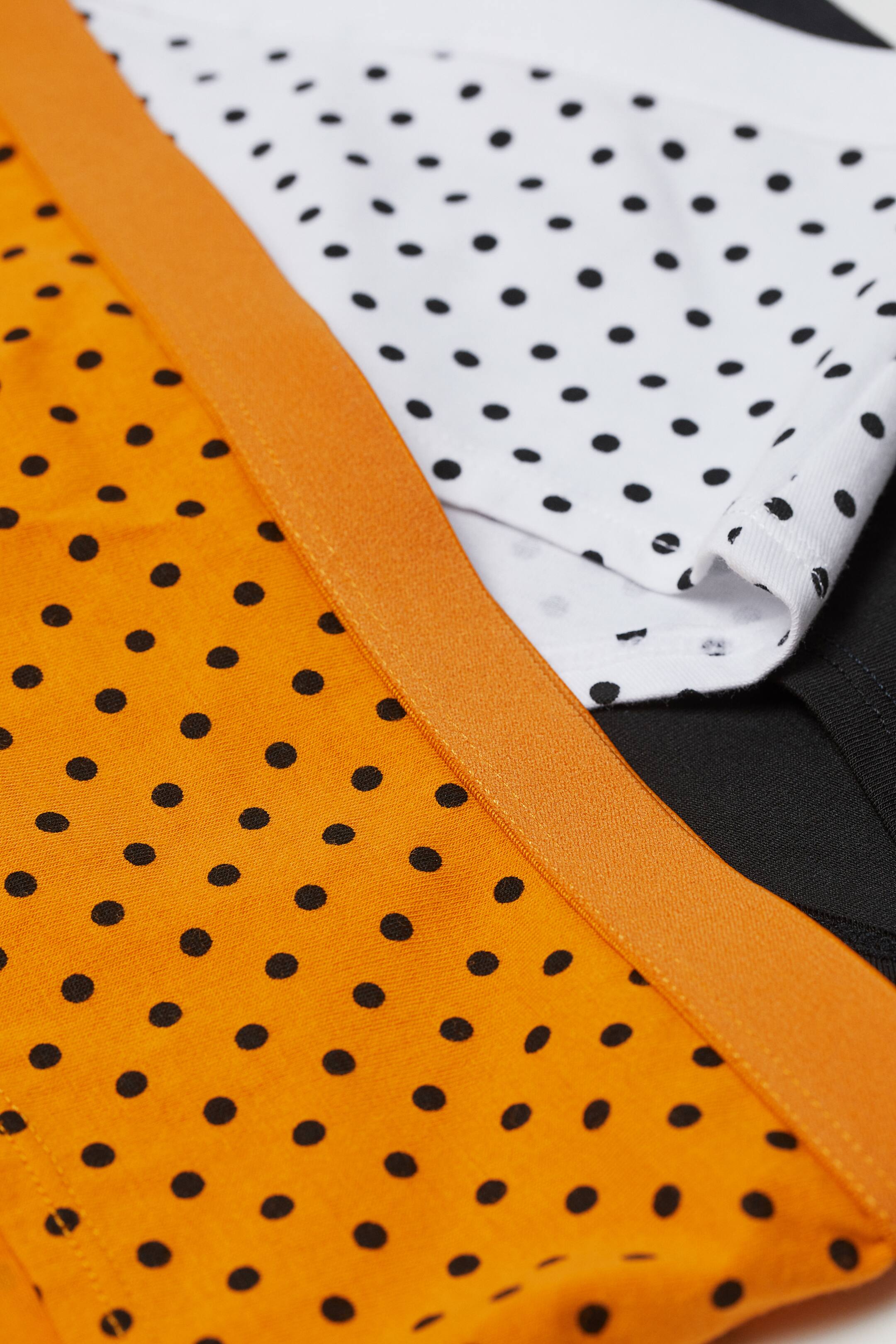 Größeres Bild ansehen: 3er-Pack Baumwollhipster - Safrangelb/Gepunktet - Ladies | H&M DE 2