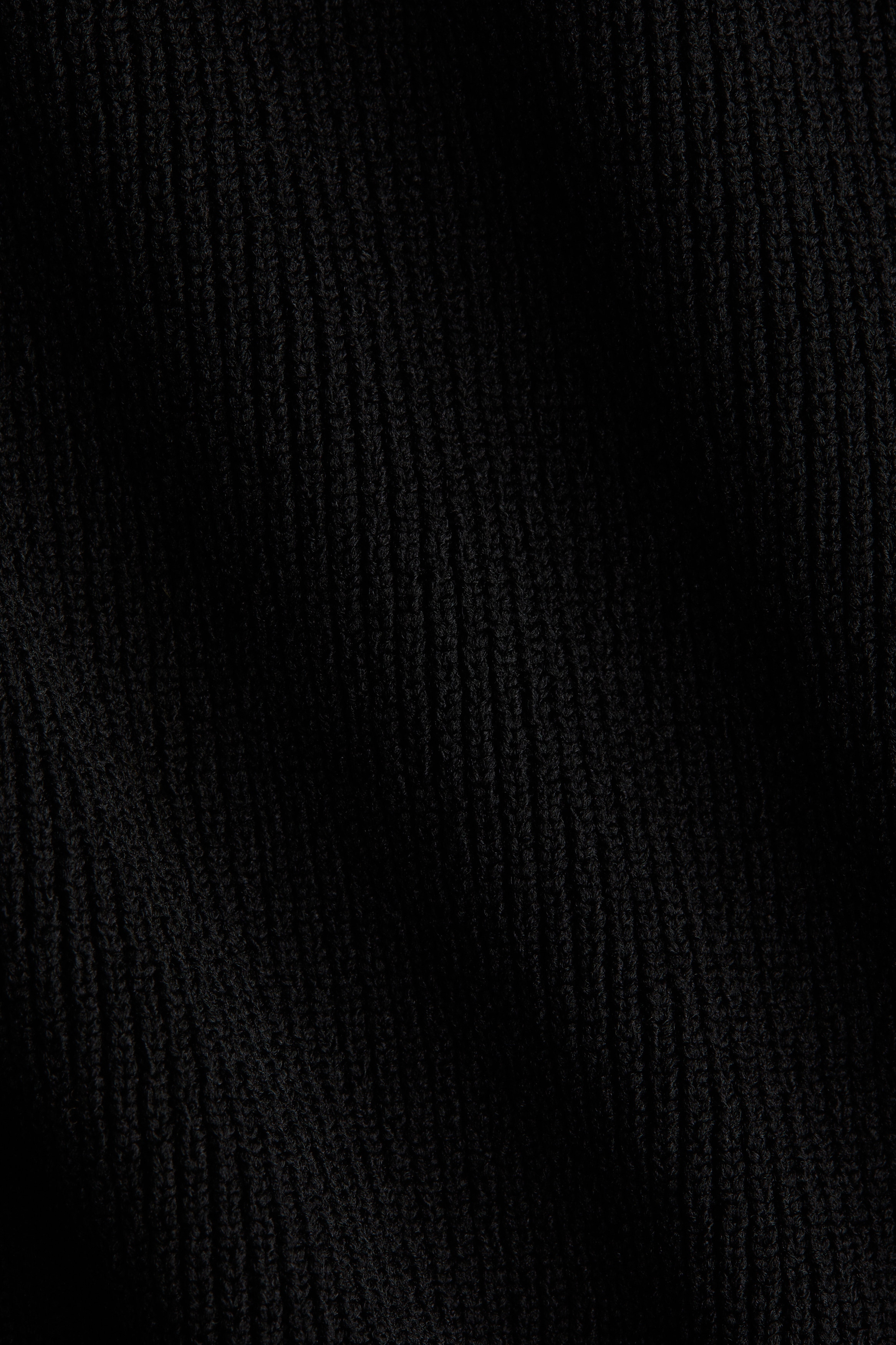 Rib-knit dress