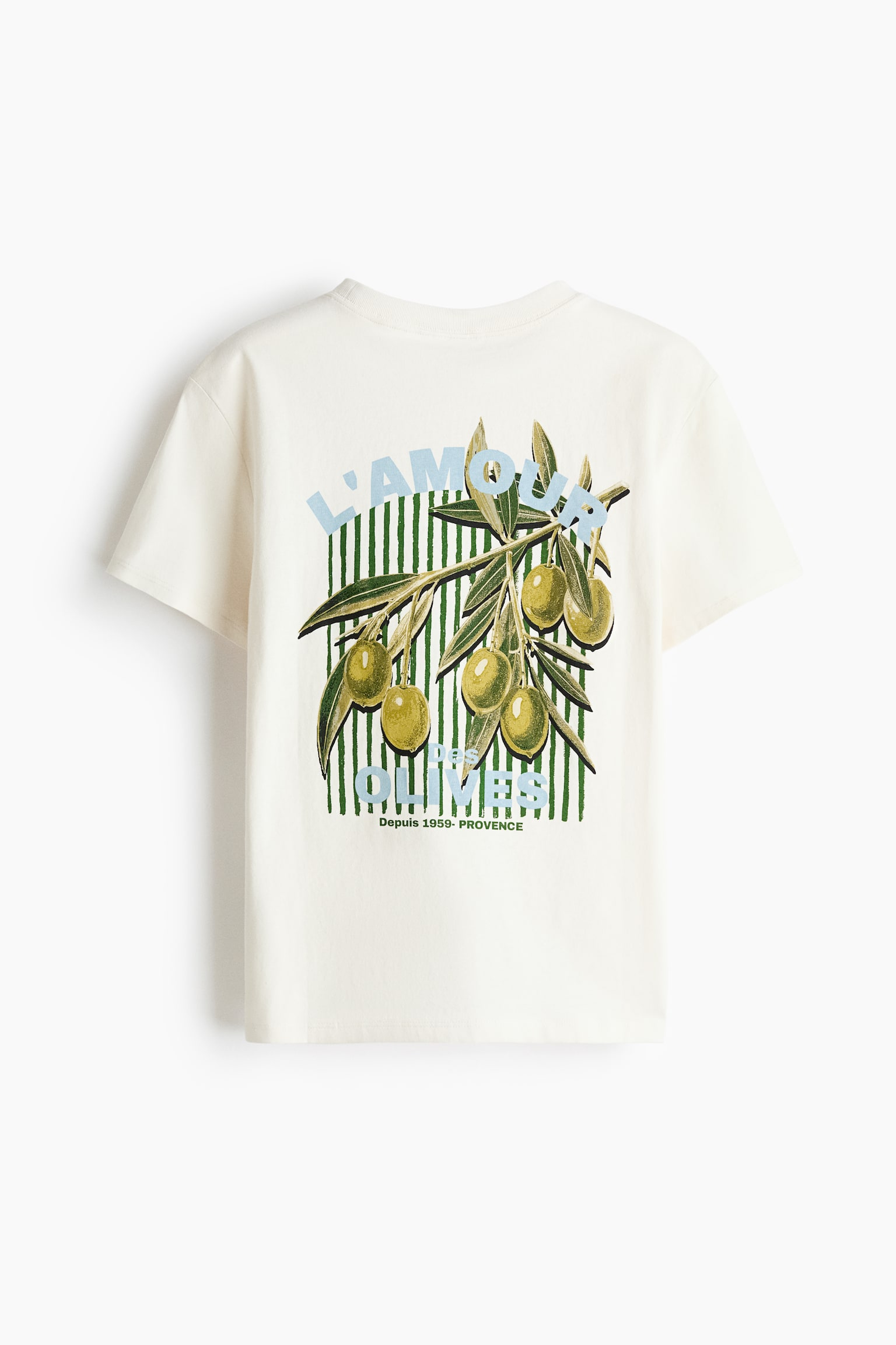 Printed T-shirt - Màu trắng/Ô liu/Màu be nhạt/Quýt/Màu xanh dương nhạt/Ragazza/Màu đen/Italia/Màu đỏ/Athletic/Xanh tím than/Italian Riviera - 4
