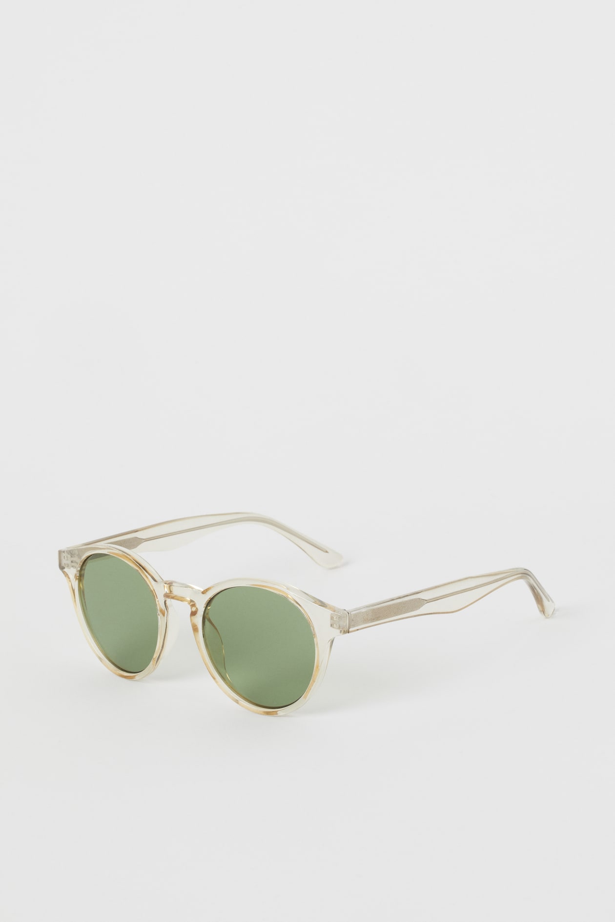 Runde Sonnenbrille - Transparent/Grün - Men | H&M DE