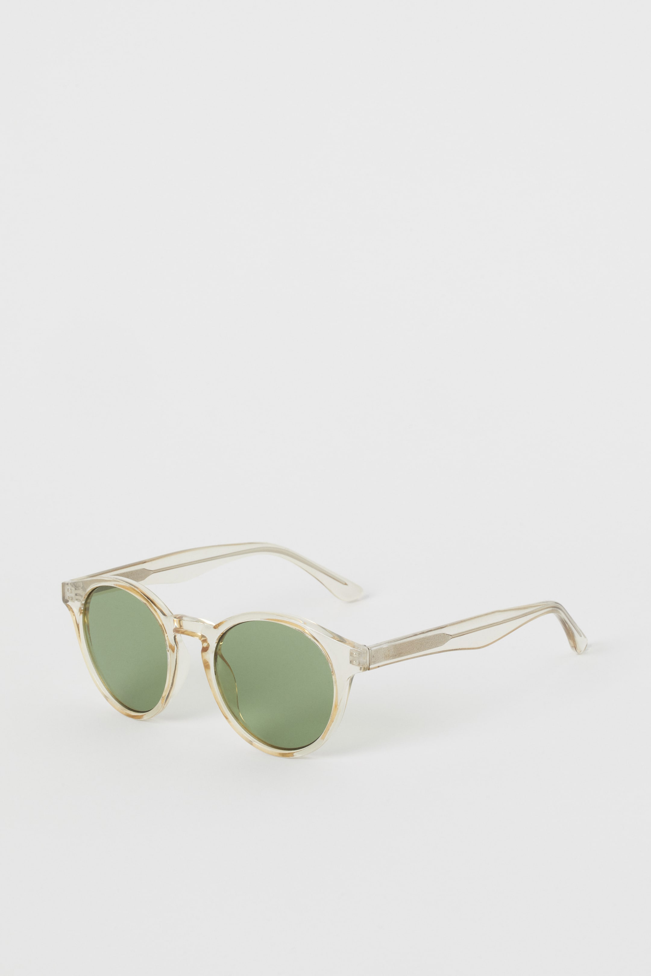 Runde Sonnenbrille - Transparent/Grün - Men | H&M DE