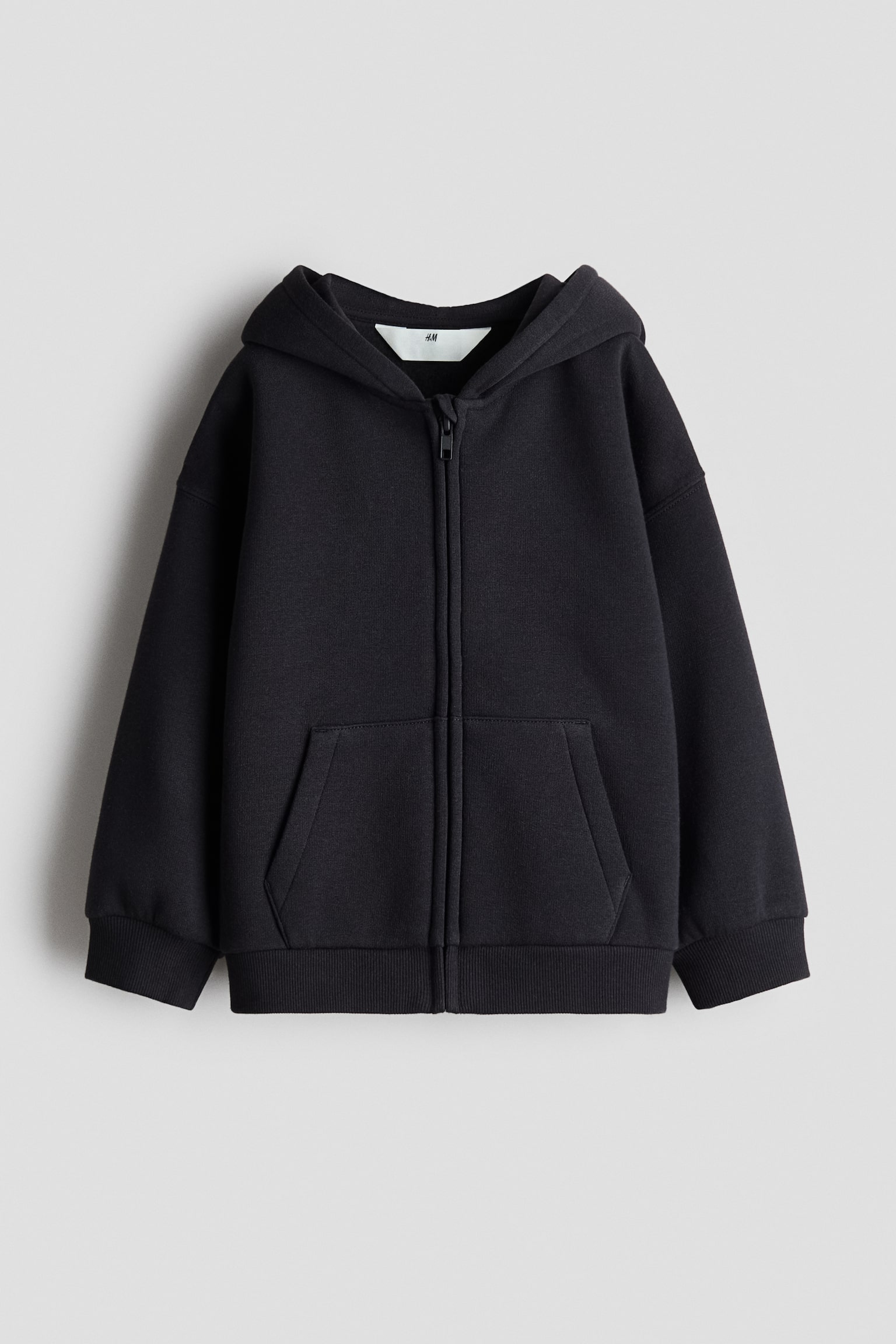 Sudadera con gorro e interior peinado - Negro/Gris jaspeado claro/Beige/Azul marino/Azul claro