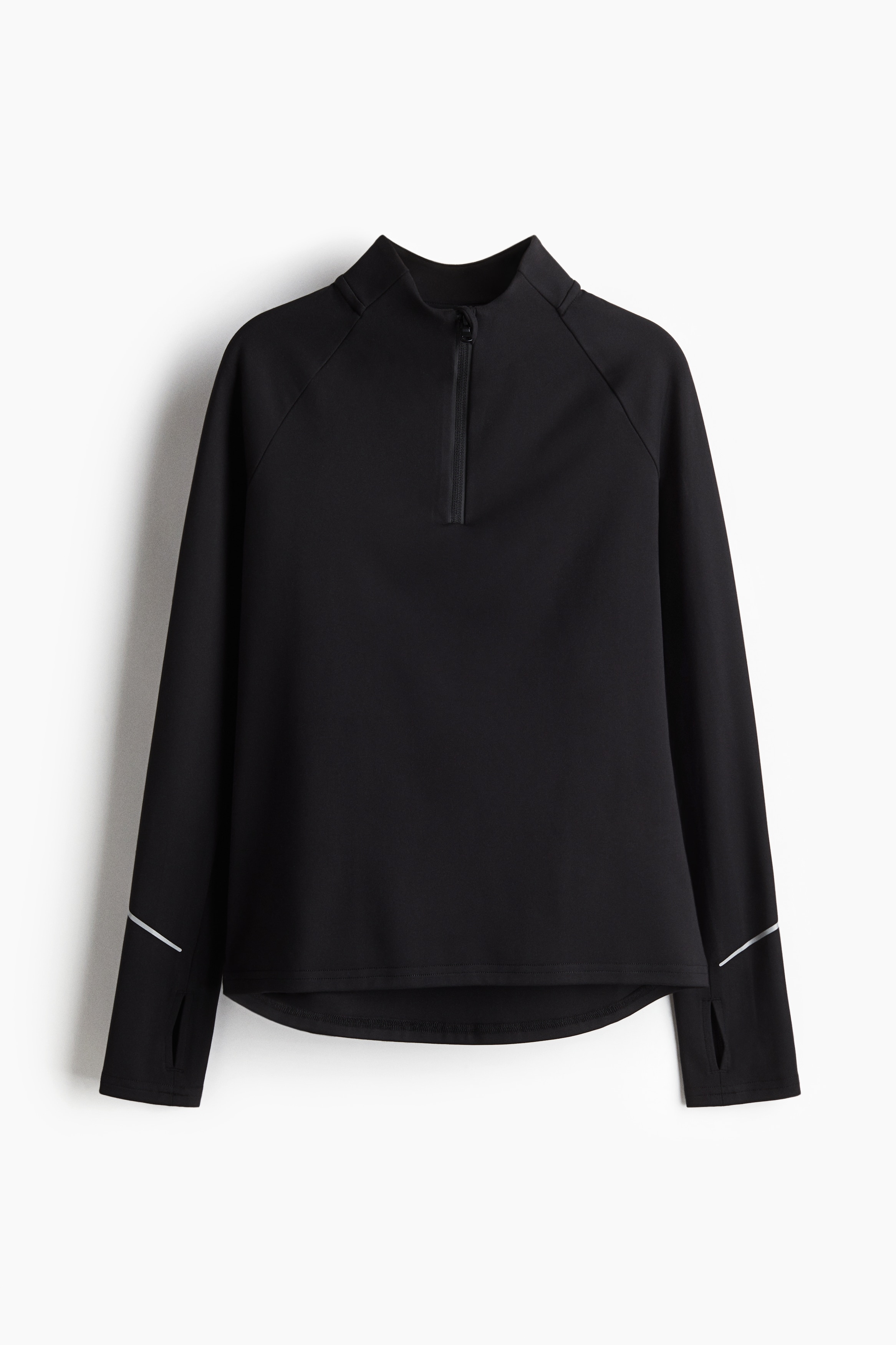 Piłkarska bluza termiczna DryMove™ - Czarny/Biały