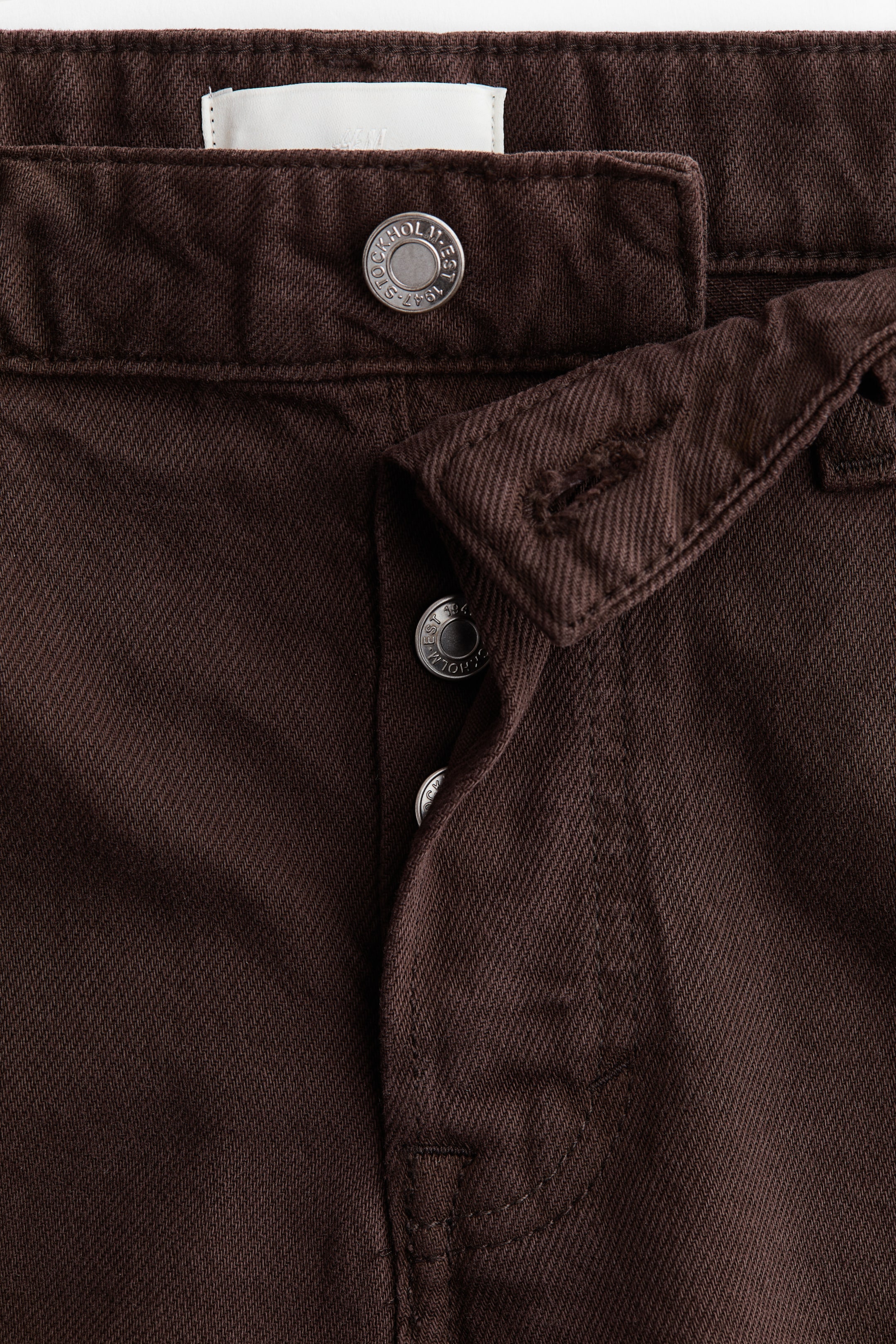 Женские шорты H&M Raw-Edge Denim Shorts — фото 2