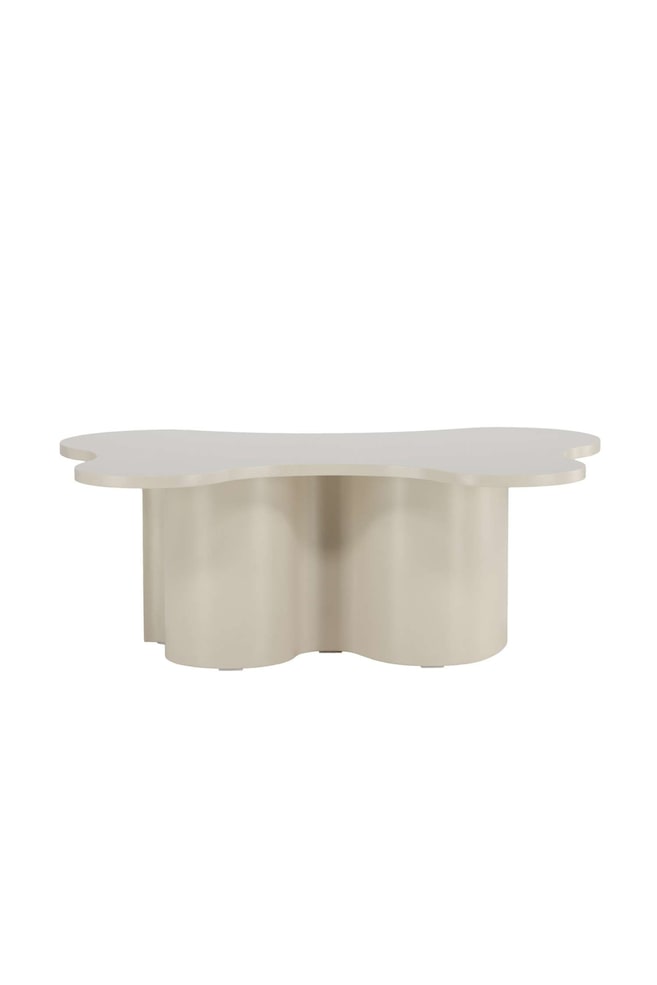 Flow Couchtisch - Mdf, Beige - 1