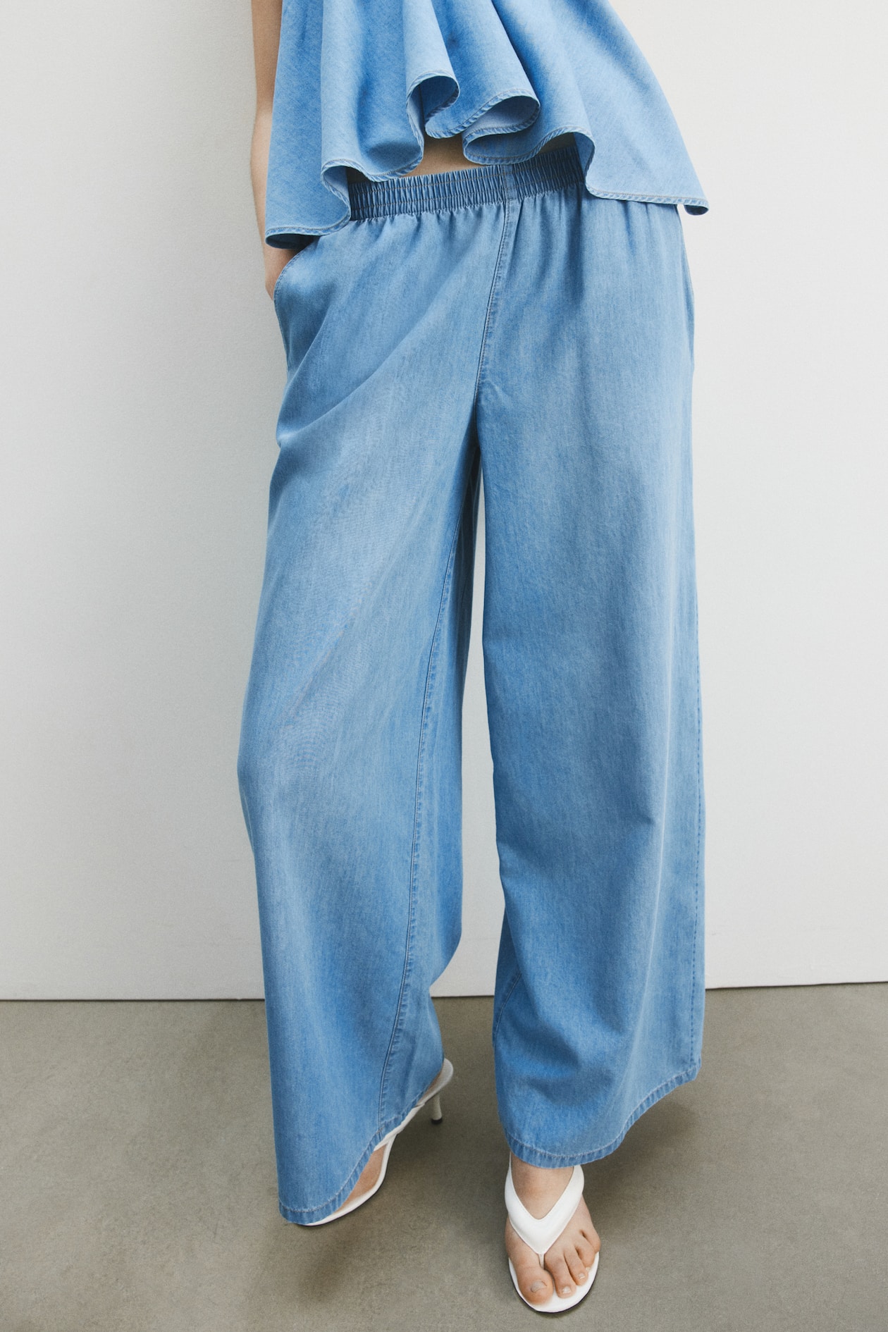 Pull-On Denim Pants - image 3