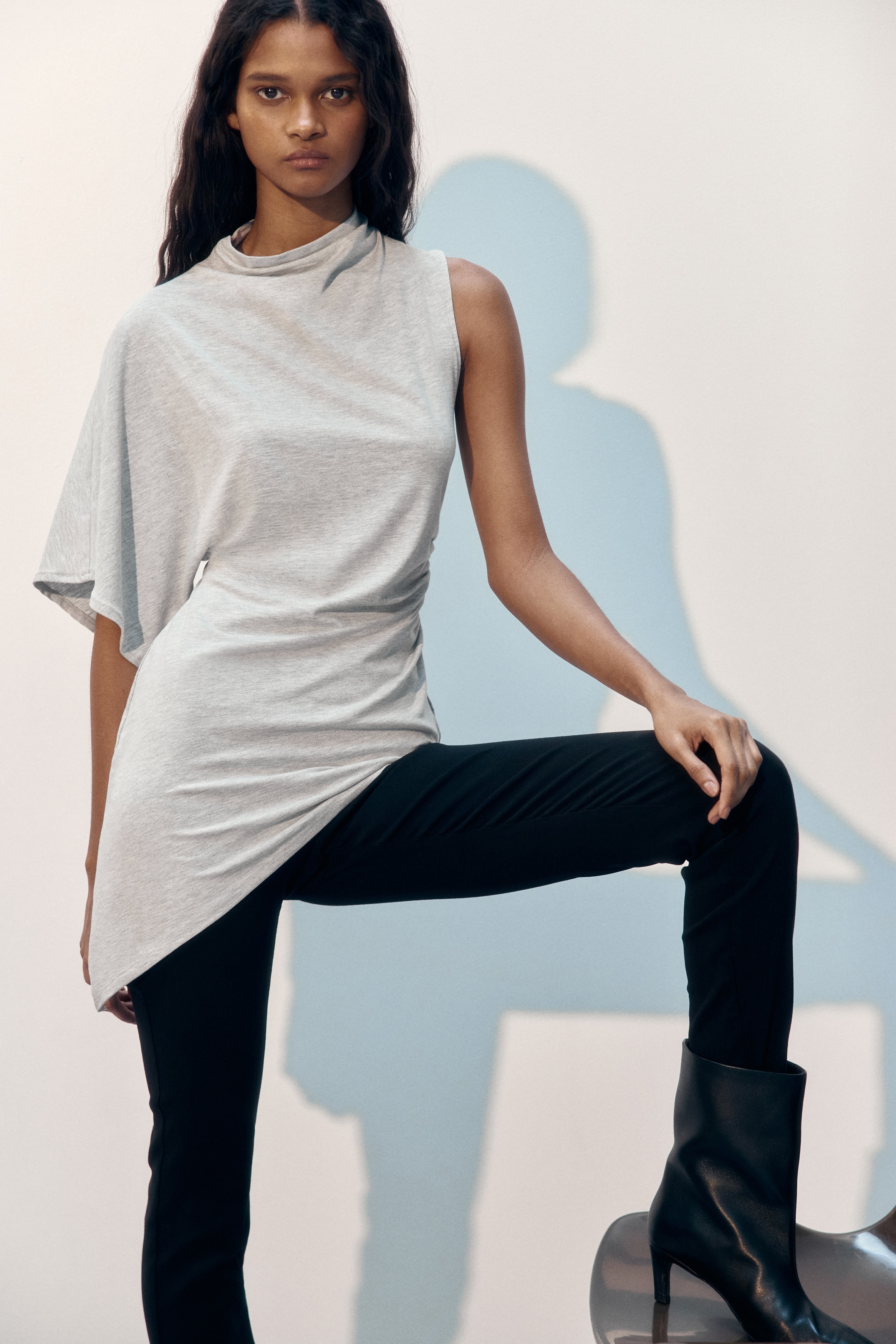 Asymmetric Mock Turtleneck Top from H&M - $15.99