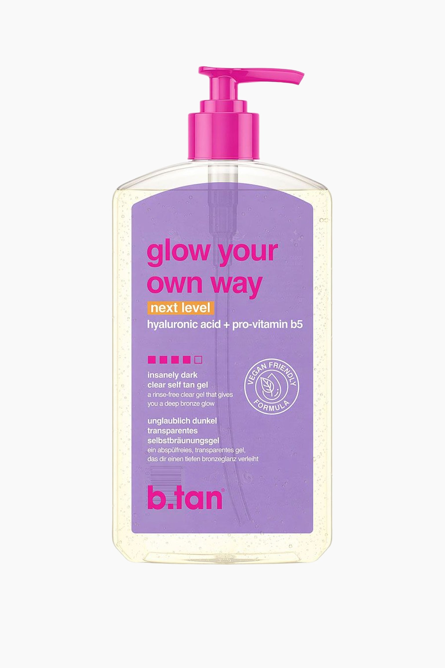 Glow Your Own Way Clear Self Tan Gel Next Level - Insanely Dark - 1