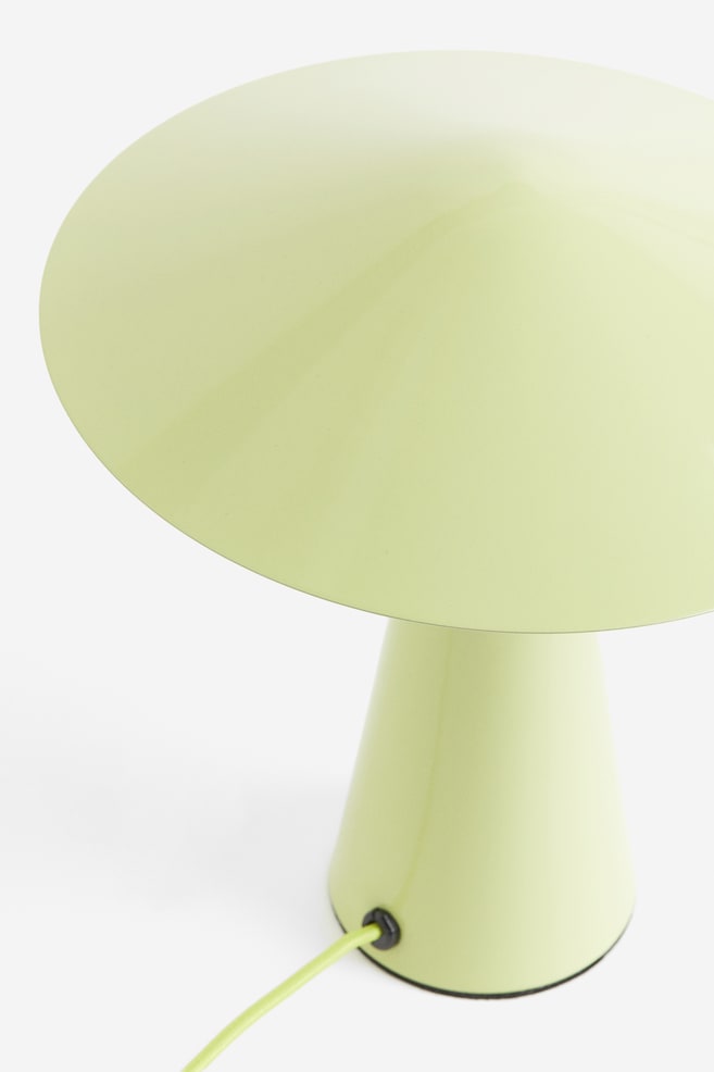 Lampe de table en métal - Vert lime/Argenté/Jaune clair/Grège clair/Noir - 3