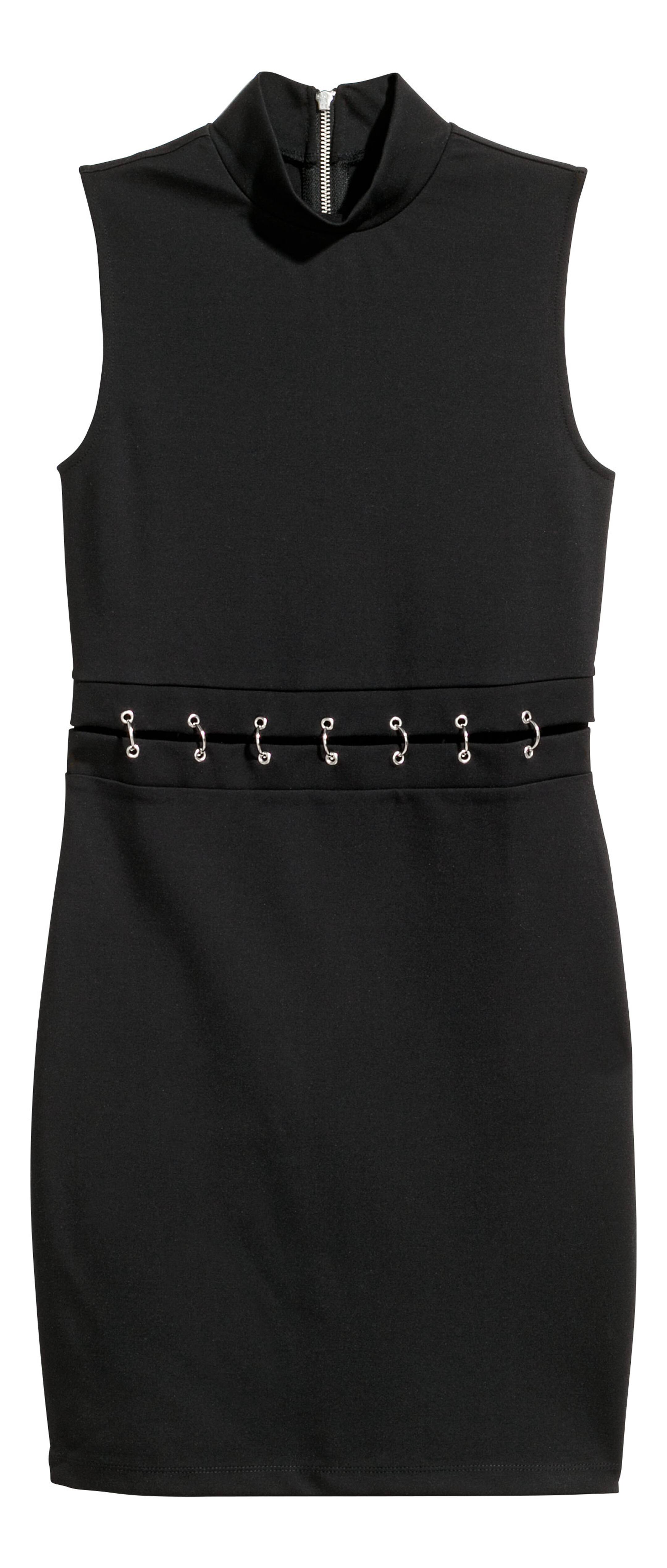 View larger image: Fitted Jersey Dress - Black - Ladies | H&M CA 1