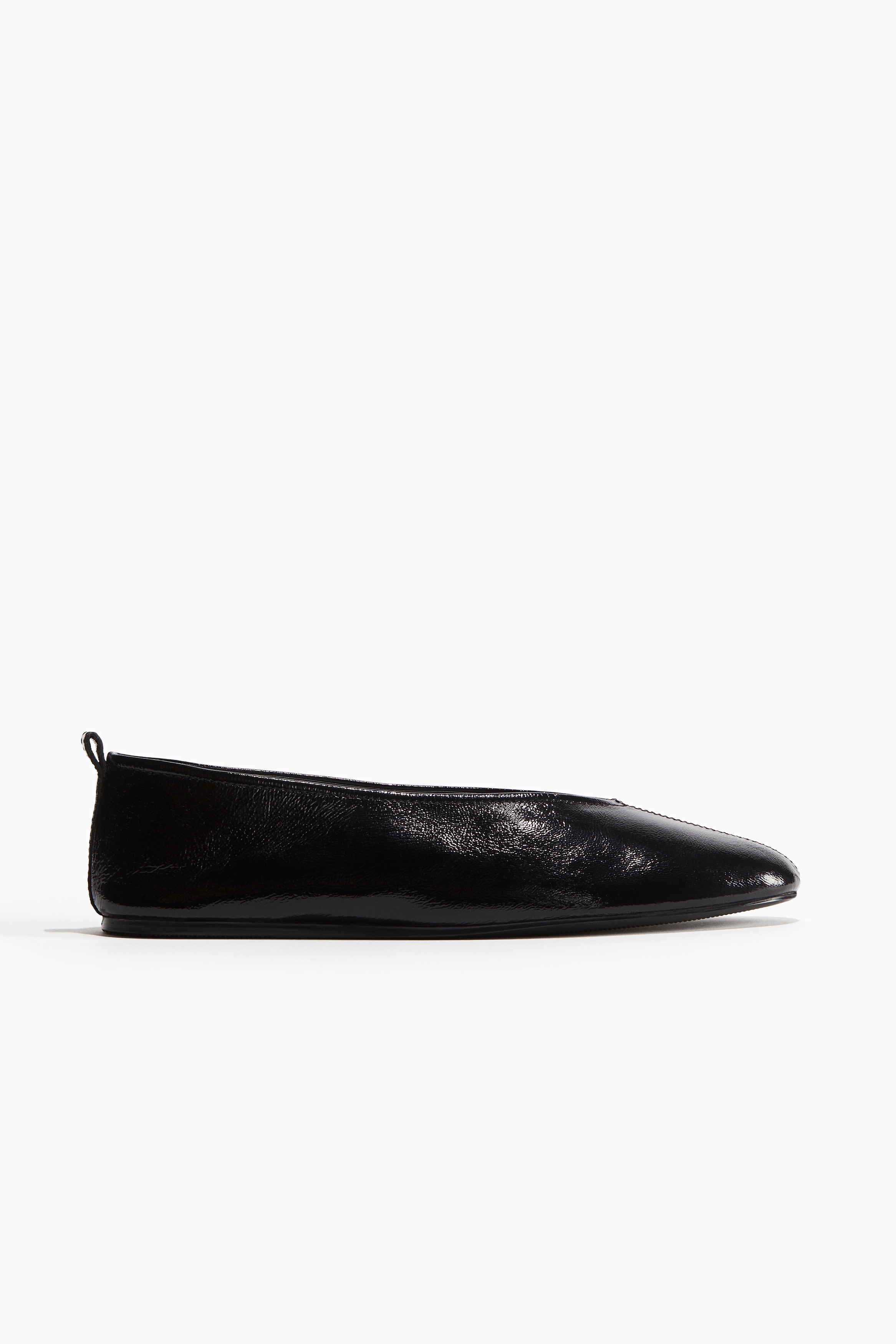 Leather ballet pumps
