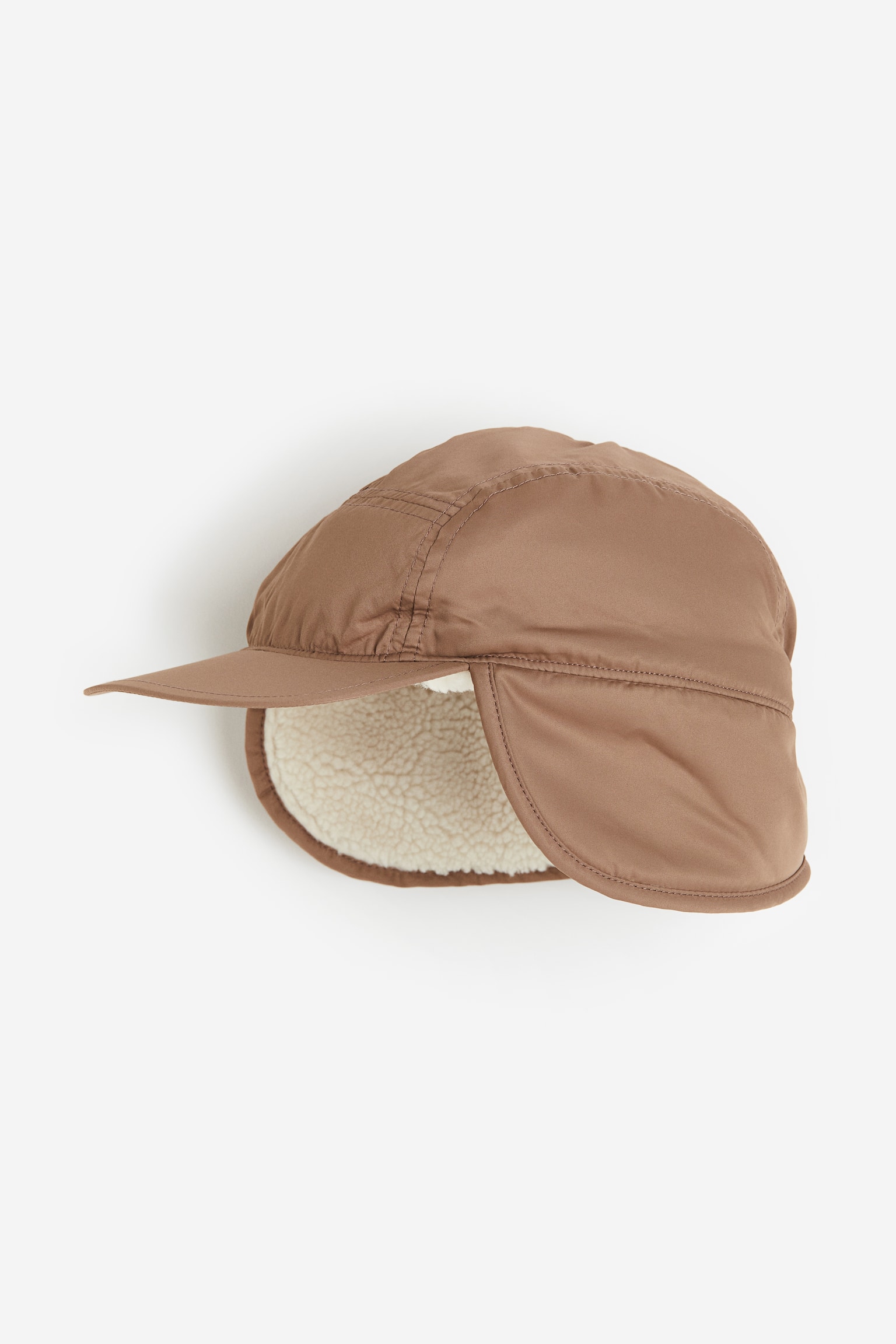 Cap with earflaps - Beige - 1