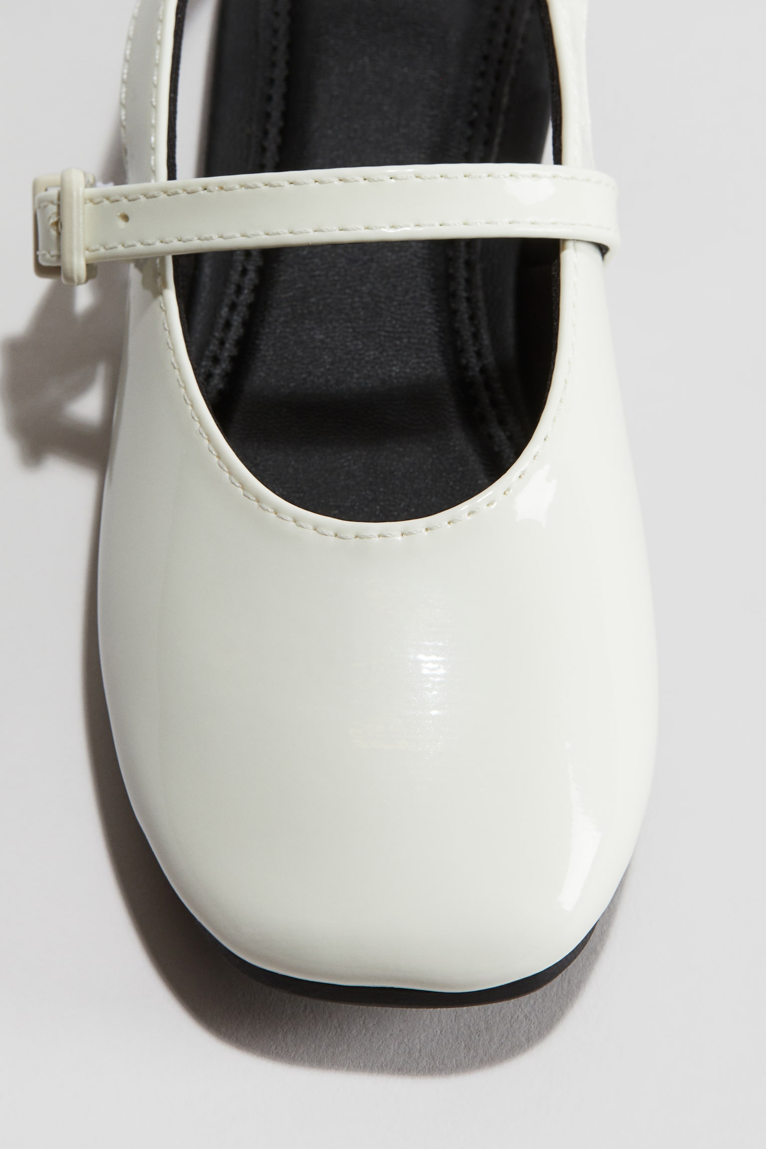 Patent Slingbacks - White - 3