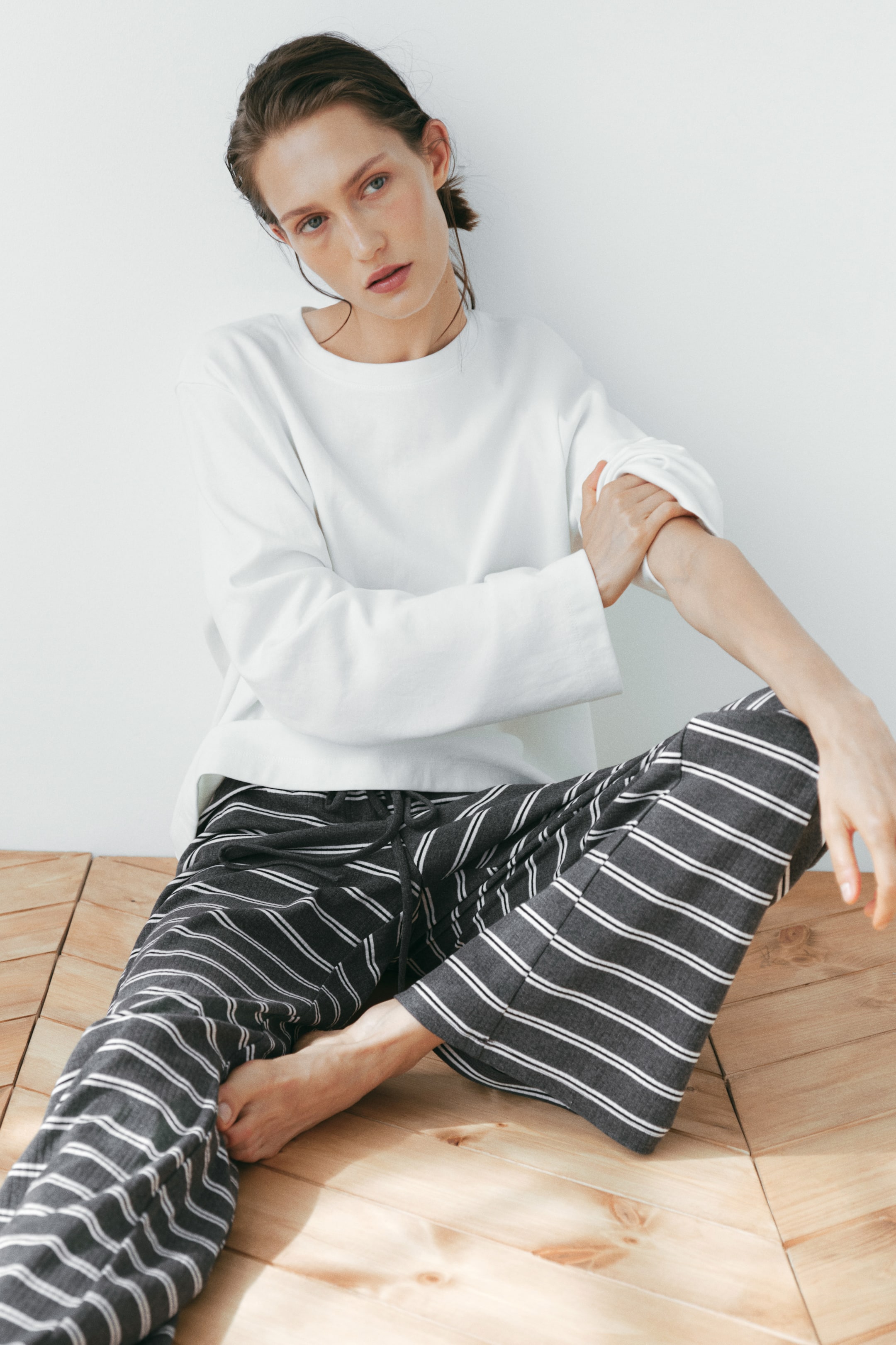 Cotton-Blend Pants
