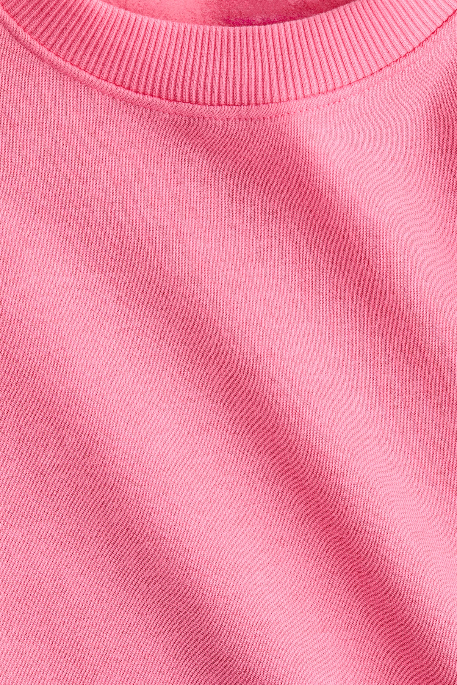 Oversized Brushed-Inside Sweatshirt - Dark pink/Blue/hearts/White/hearts/Red/hearts/White/hearts/Cream/hearts/Pink/striped/Dark red - 2