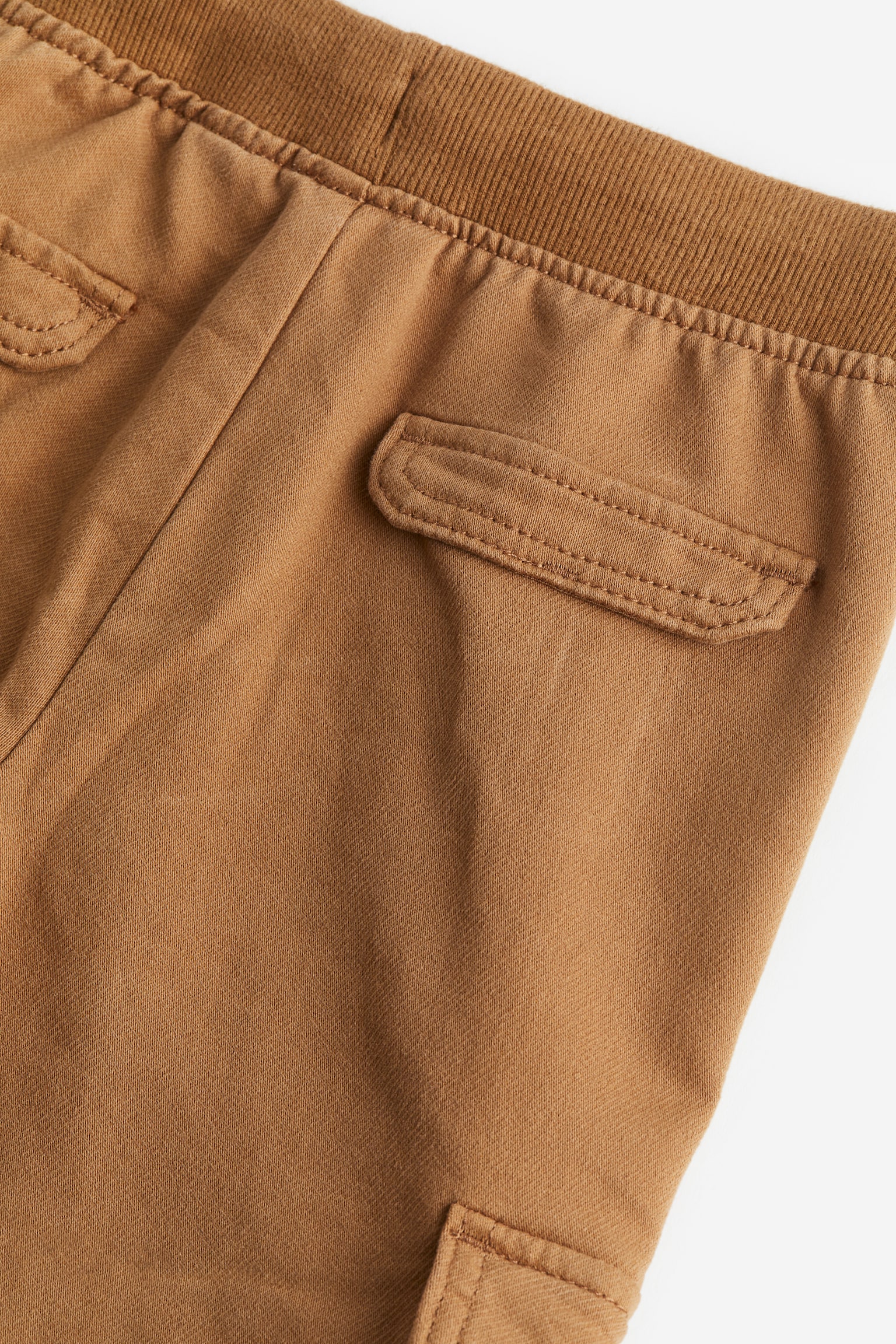 Slim Fit Cargo Pants - Light brown/Black/Dark khaki green - 2