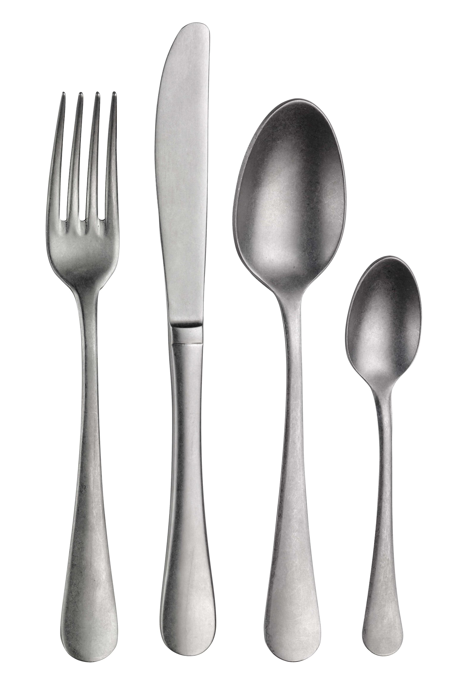 Stresa 24 Pc Set - Acabamento Vintage Aço Inox - 1