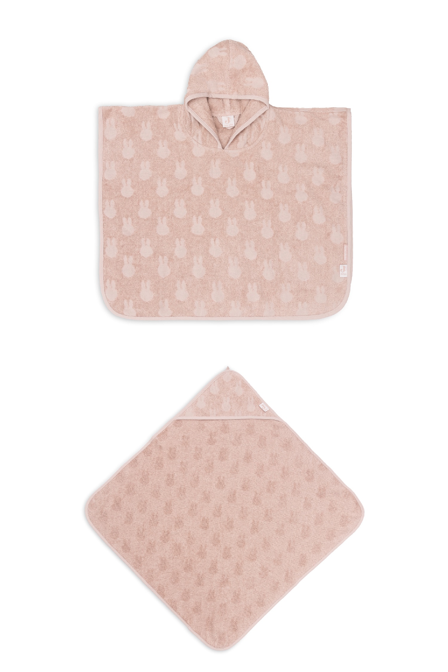 Terry Set - Bath Cape & Bath Poncho - Miffy/wild Rose/Miffy/olive Green