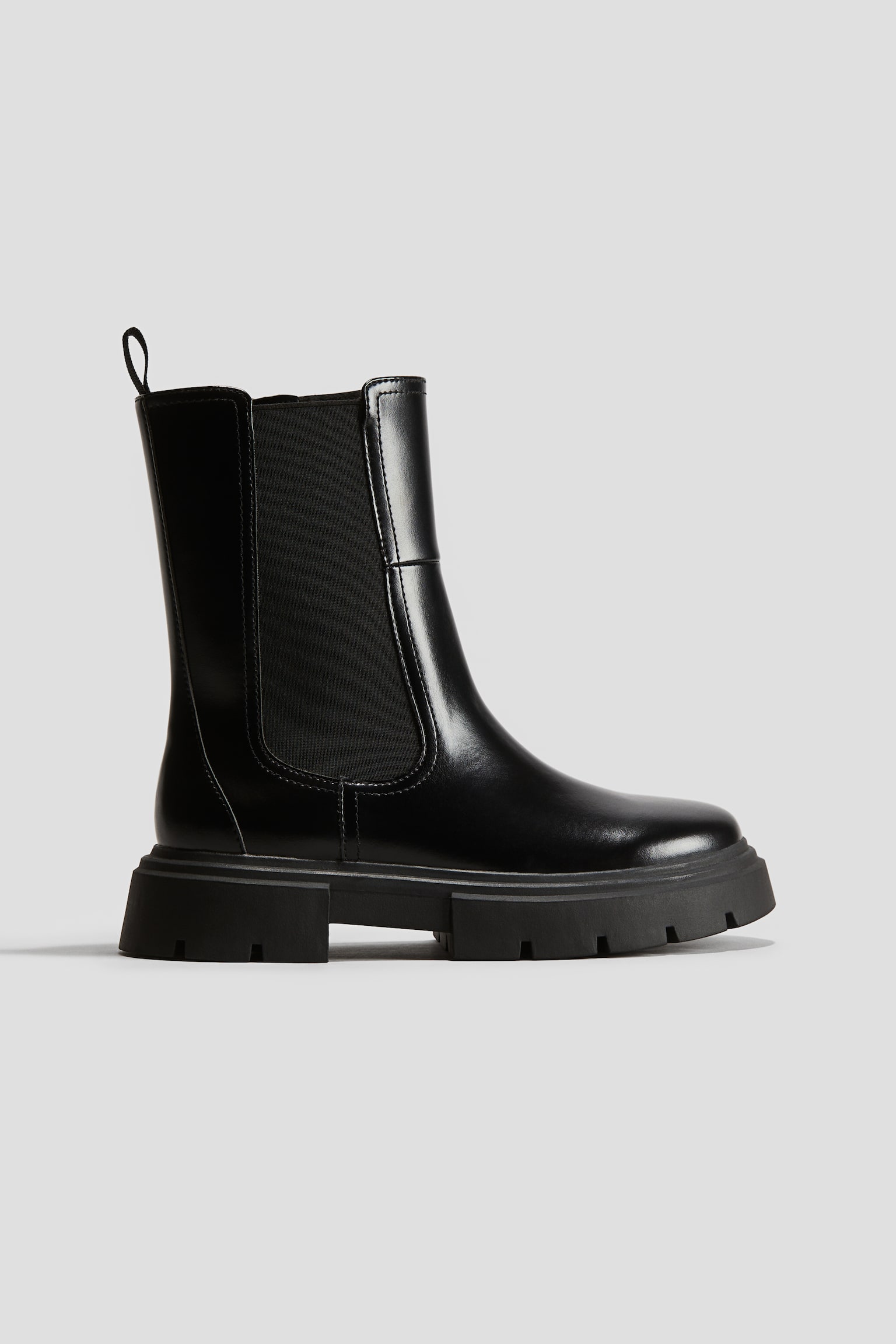 Chunky Chelsea boots - Black - 1