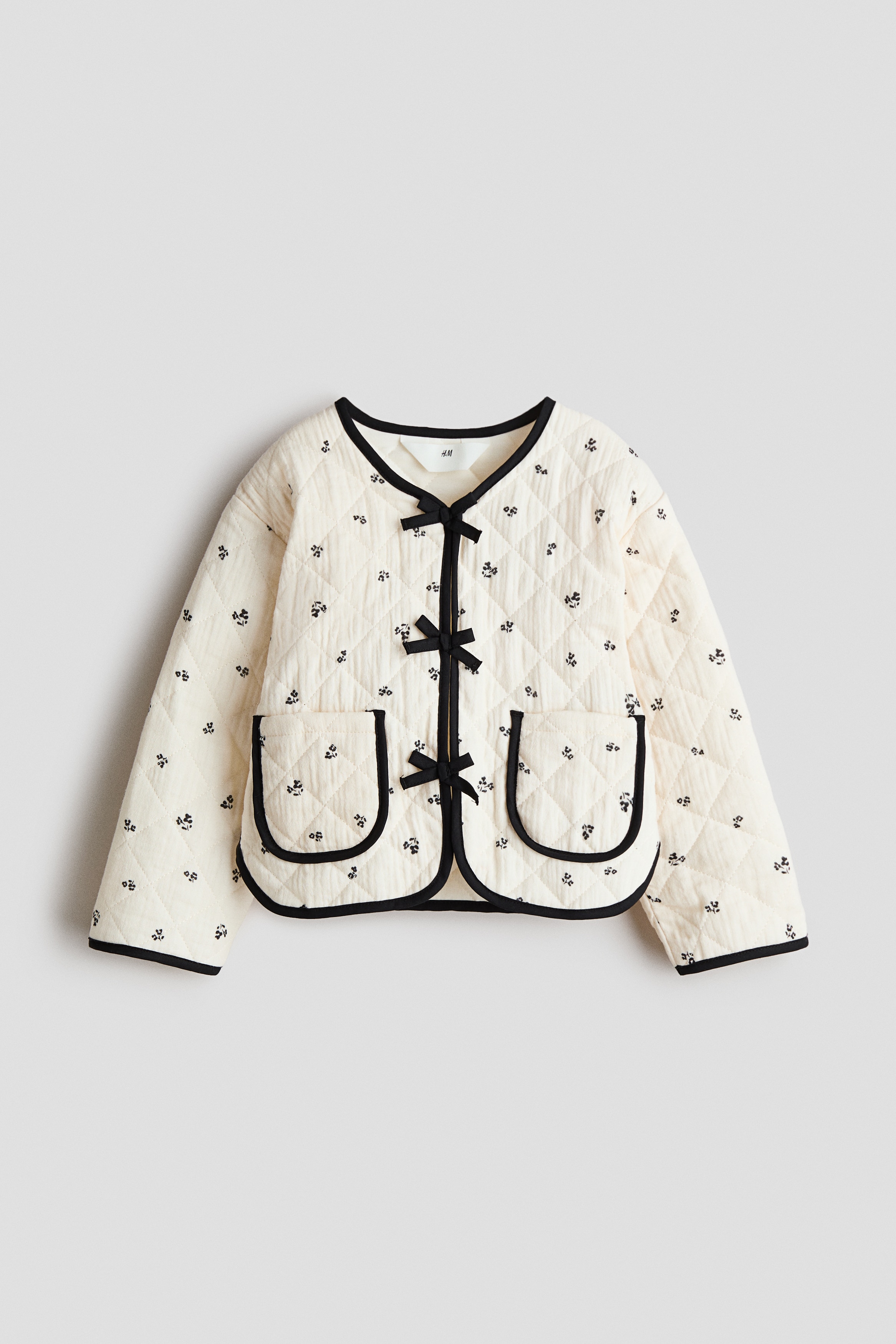 H & M - Bedruckte Steppjacke - Beige - Kinder