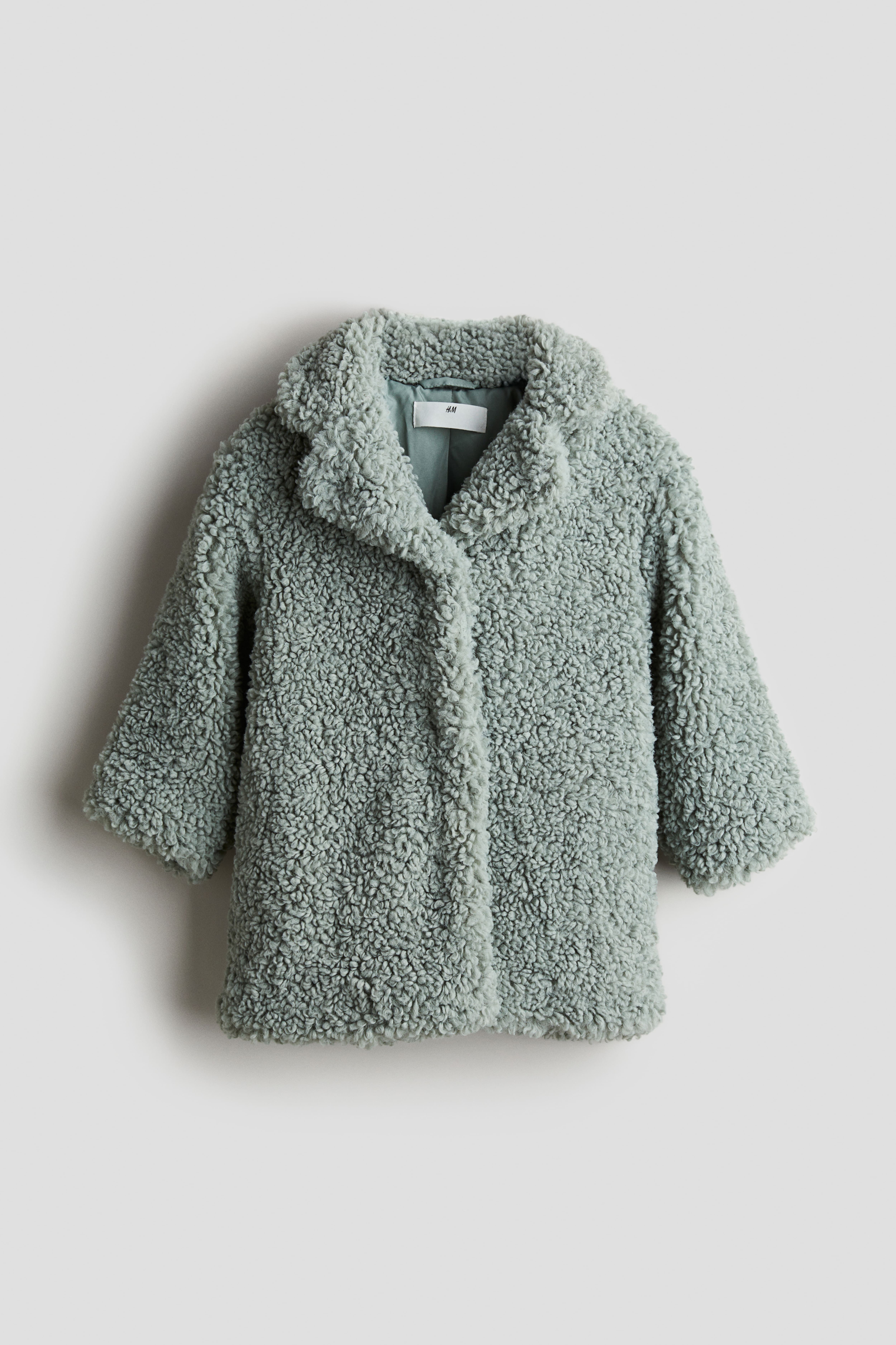 H & m teddy bear coat hotsell