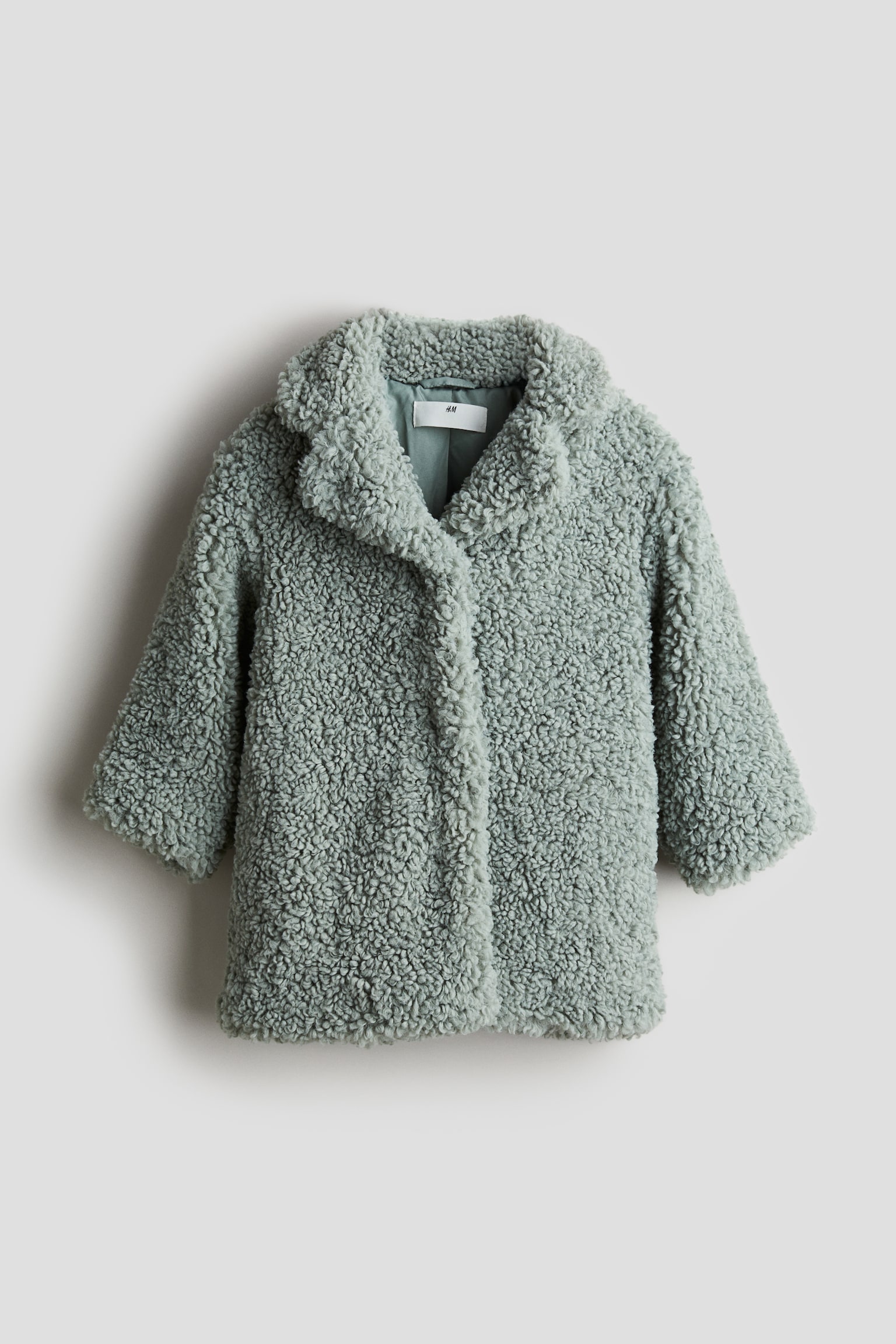 Teddy coat - Mint green - 1