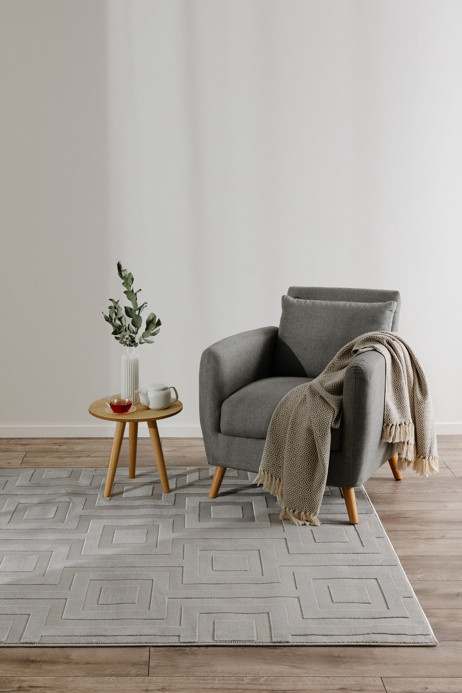 Matto Claire - Harmaa/Kerma